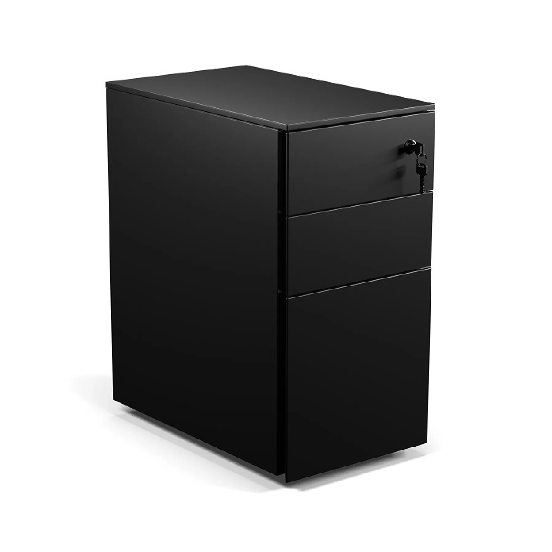 LOF Direct Formetiq Cube Narrow Steel Pedestals PMS3521 Black