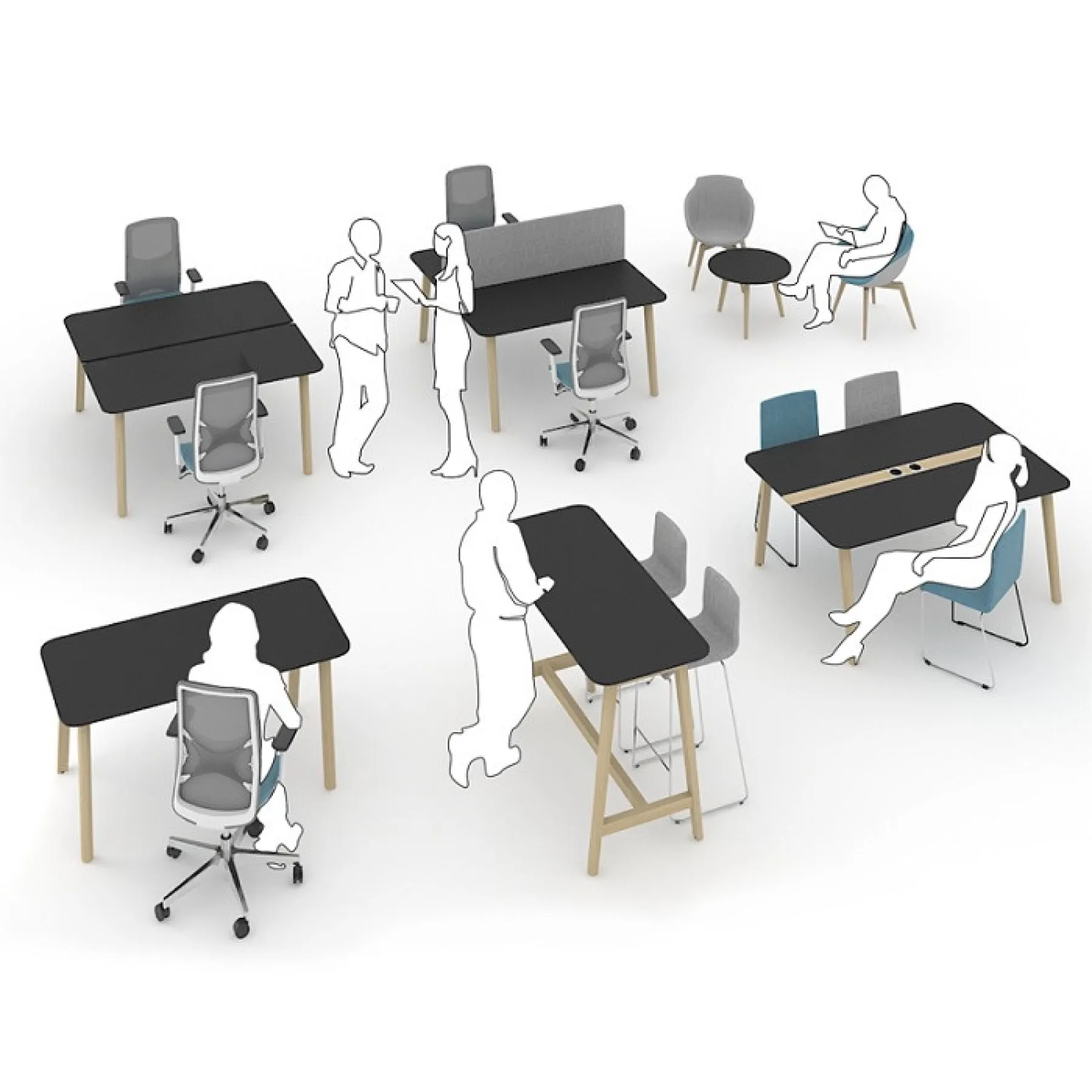 LOF Direct Nova Wood Office Furniture Range