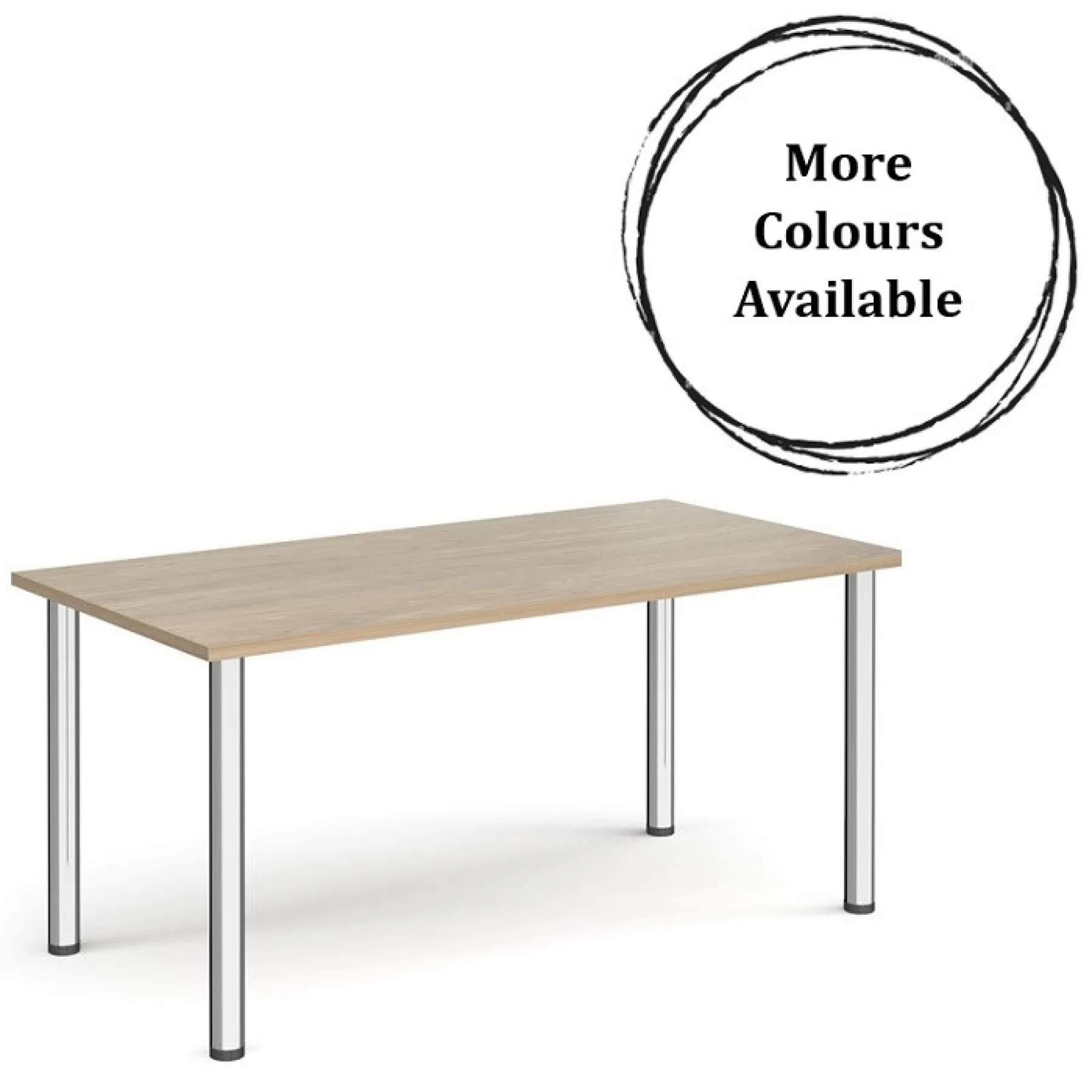 LOF Direct Dams Radial Leg Tables Barcelona Walnut More Colours LOGO