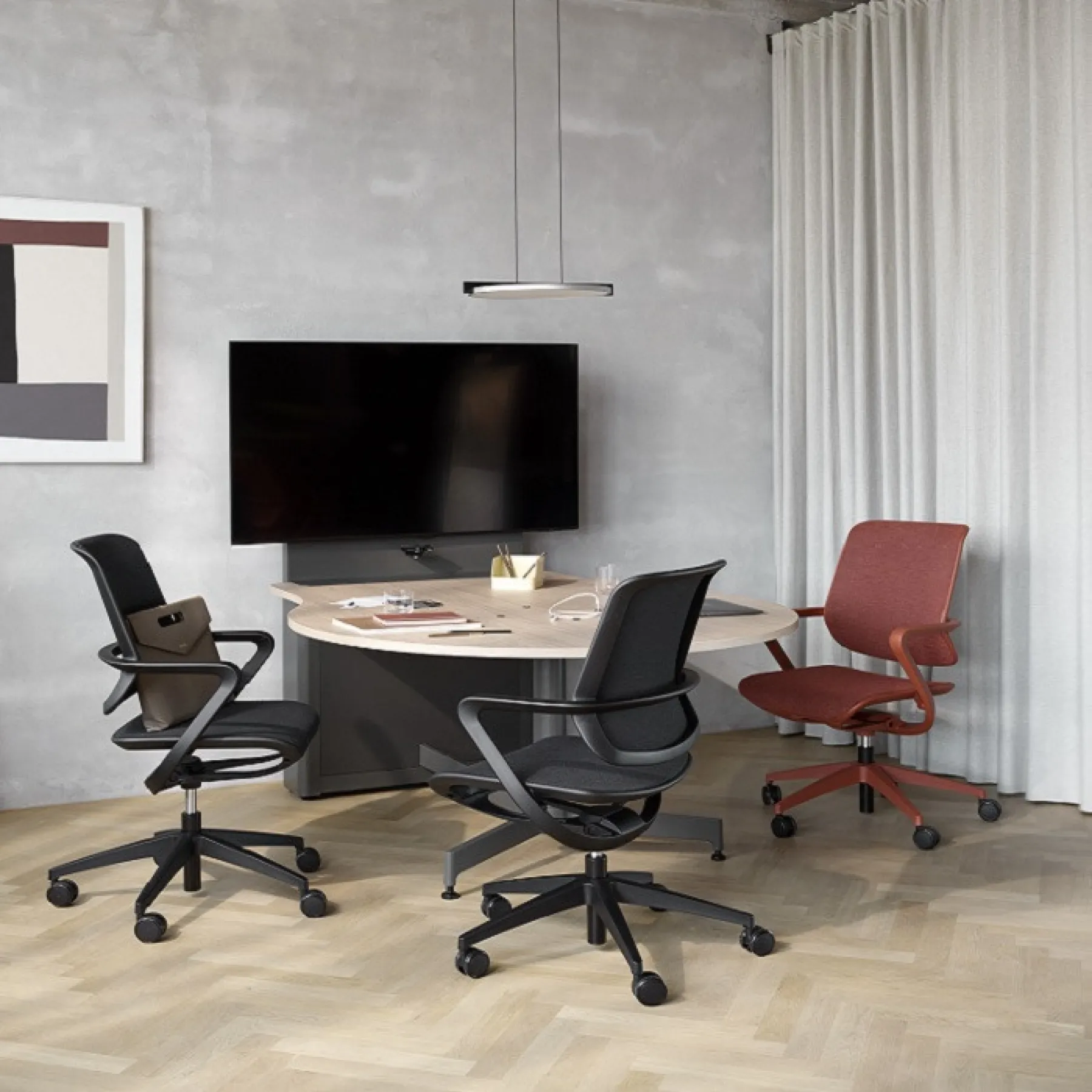 LOF Direct Ricco Office Chair Senator Black Copper RC115