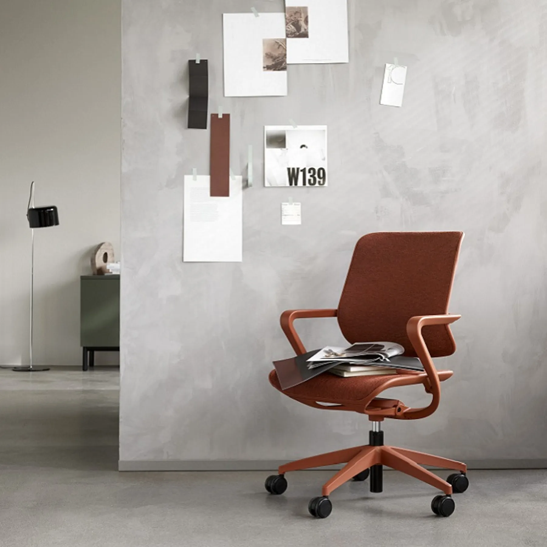 LOF Direct Ricco Office Chair Senator Copper Roomset RC115