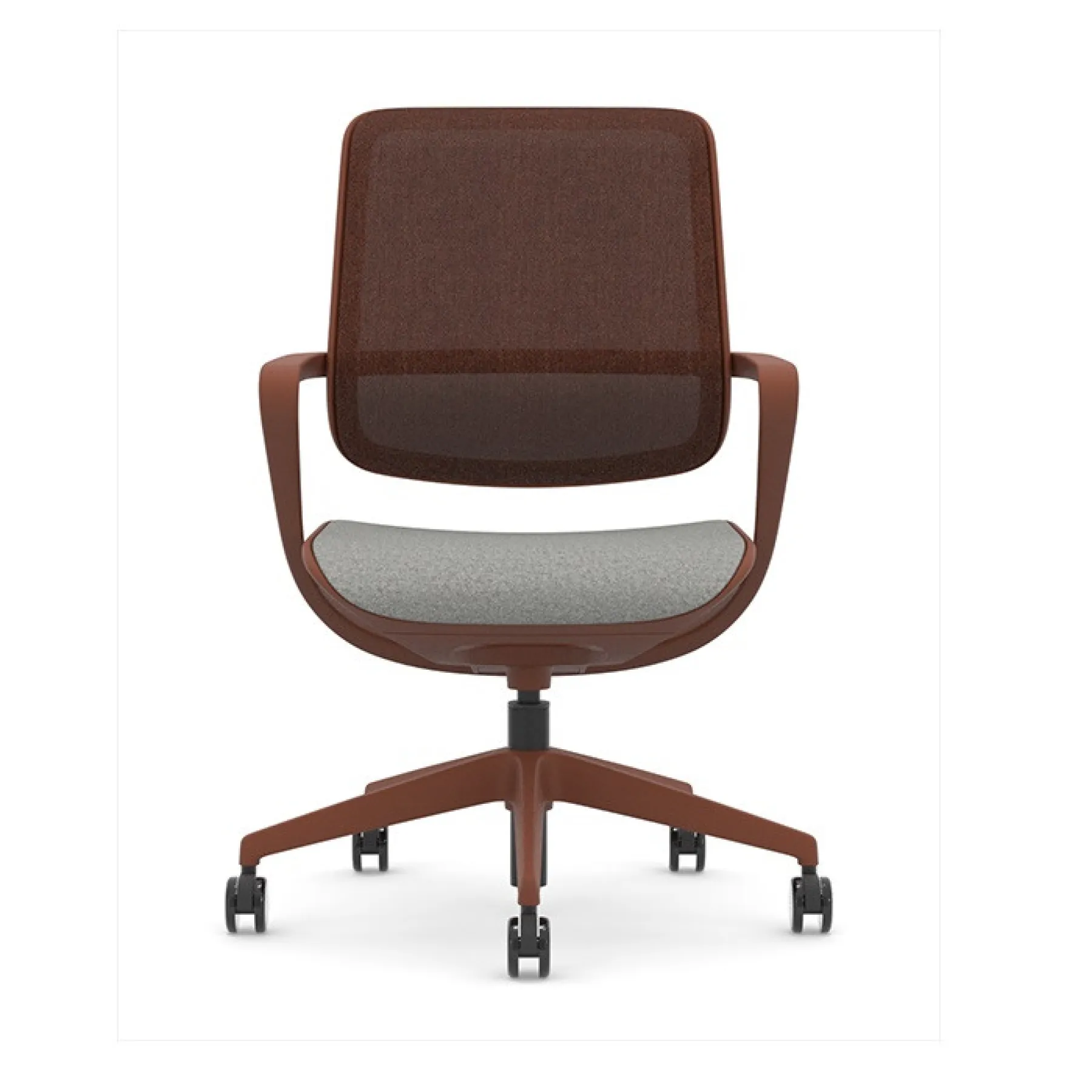 LOF Direct Ricco Office Chair with Upholstered Seat Senator Front