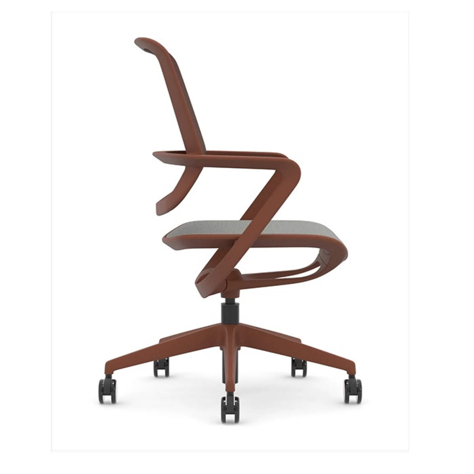 LOF Direct Ricco Office Chair with Upholstered Seat Senator Side