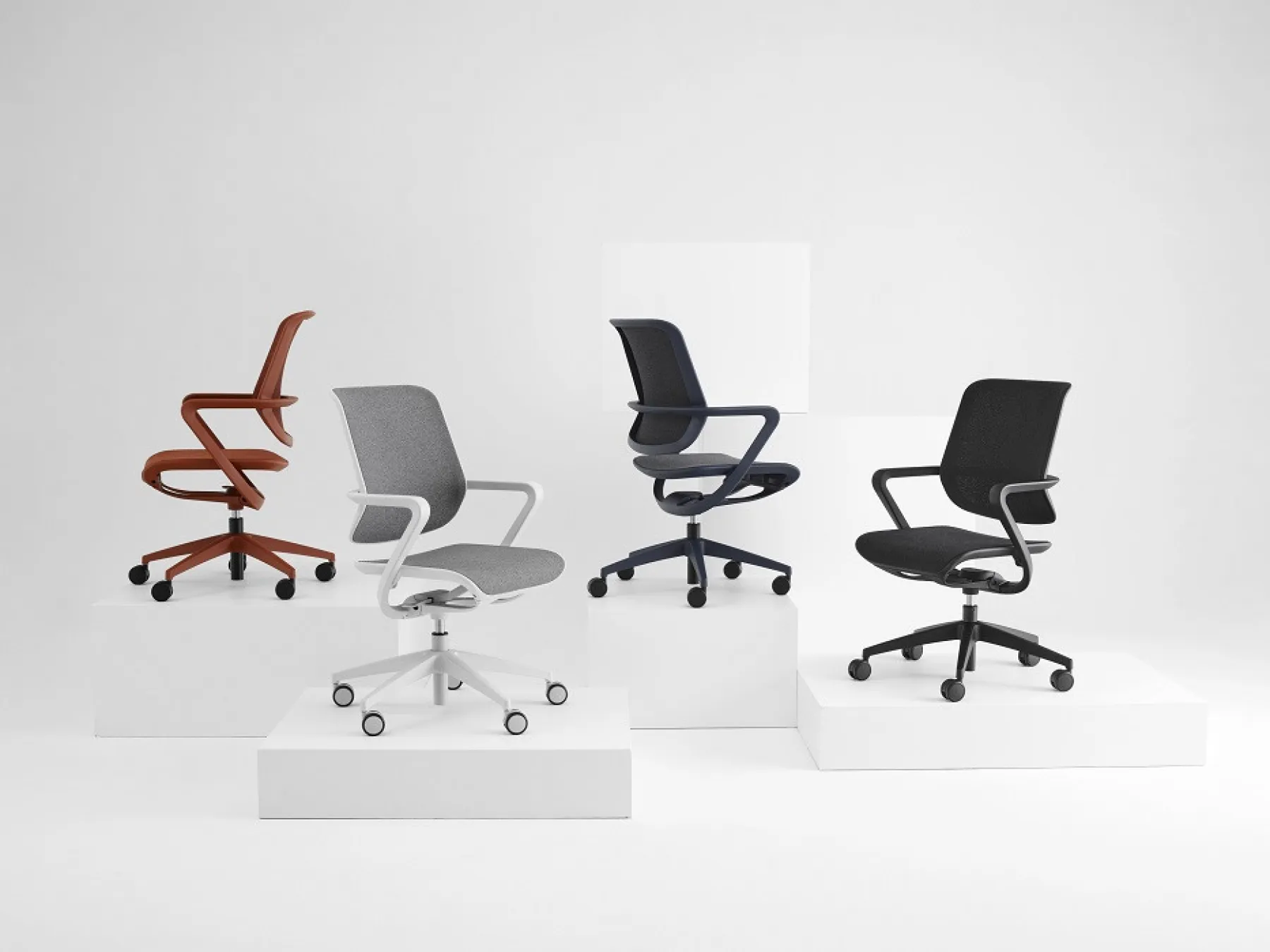 LOF Direct Senator Ricco Chair Group Black Grey Copper Blue