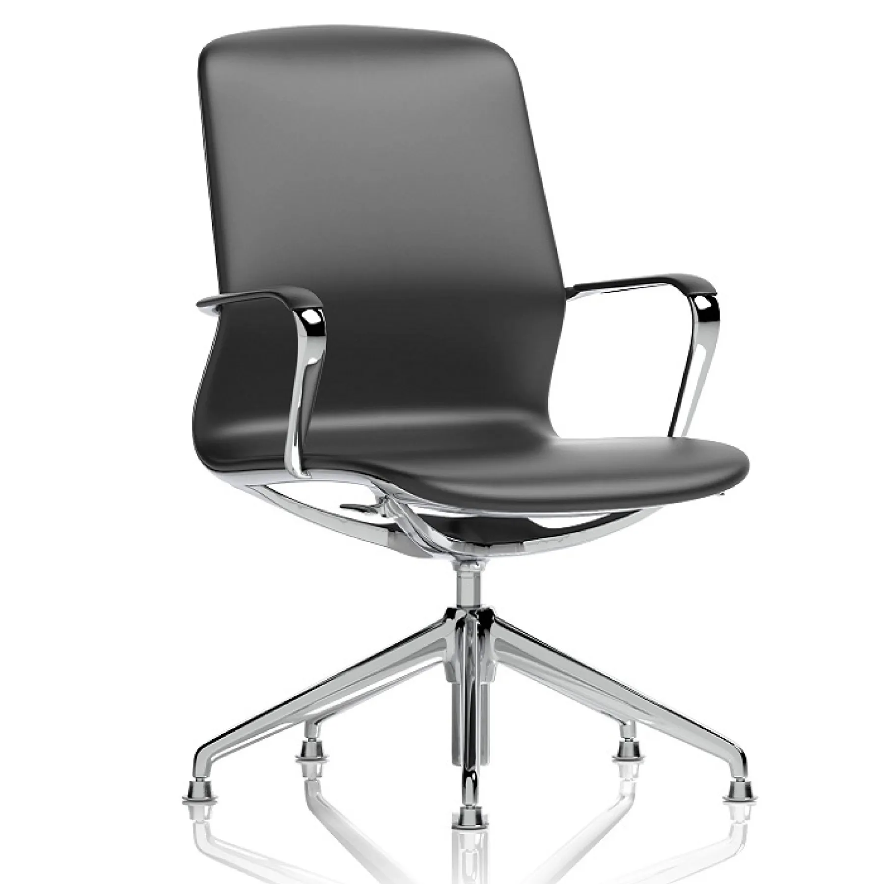 LOF Direct Dynamic Lucia Meeting Chair Chrome Glides