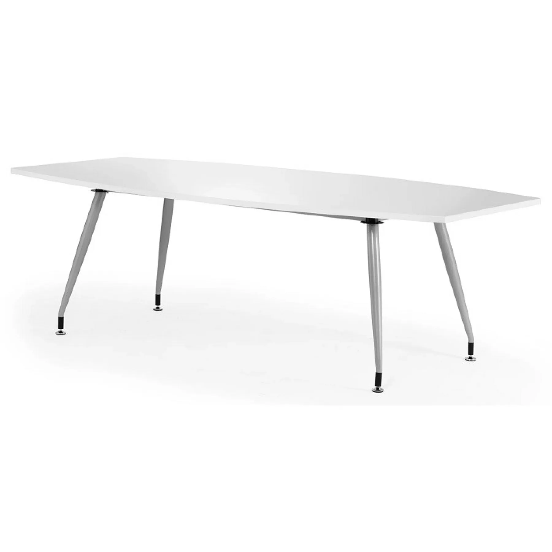 LOF Direct Dynamic High Gloss Boardroom Table White