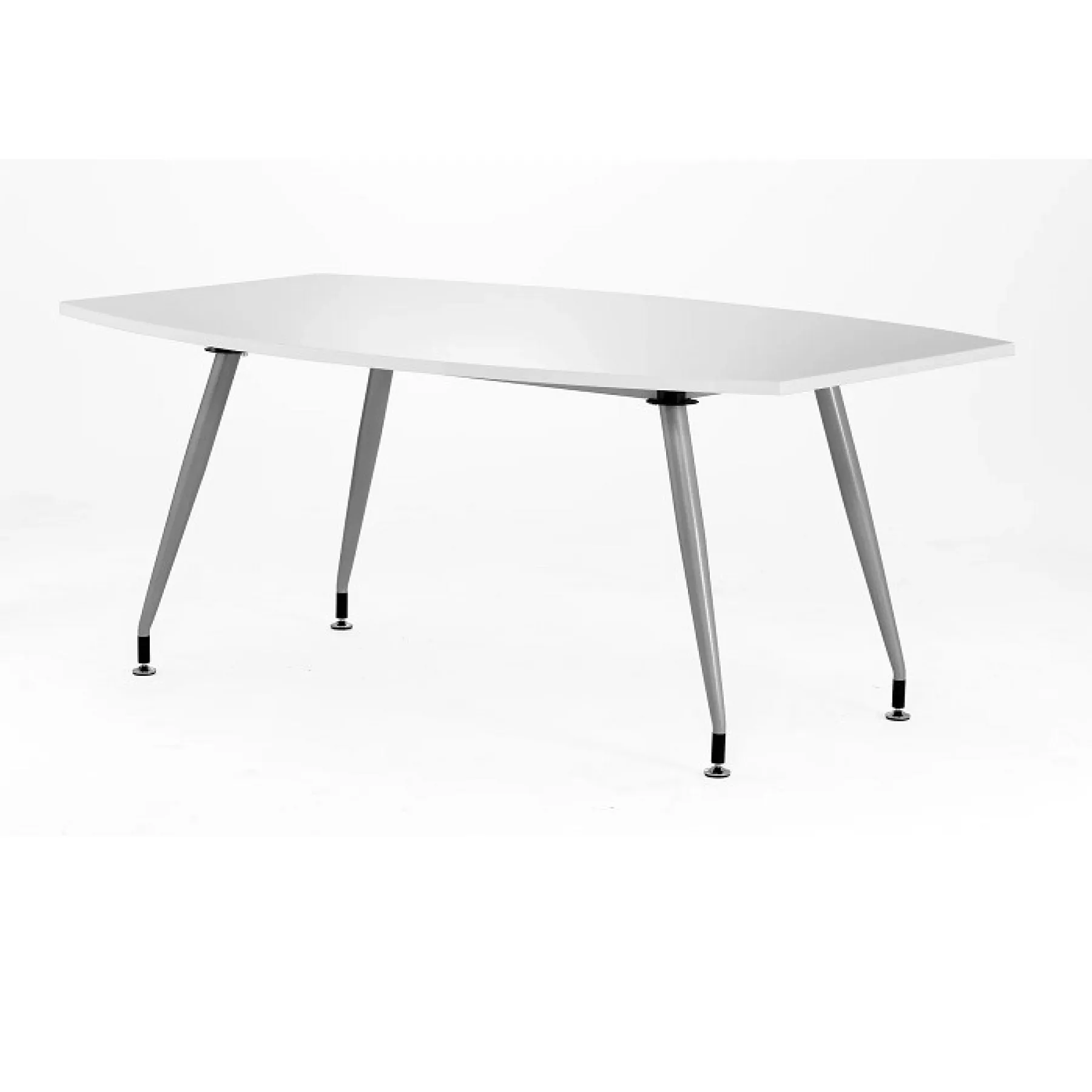 LOF Direct Dynamic High Gloss Boardroom Table White 1800mm
