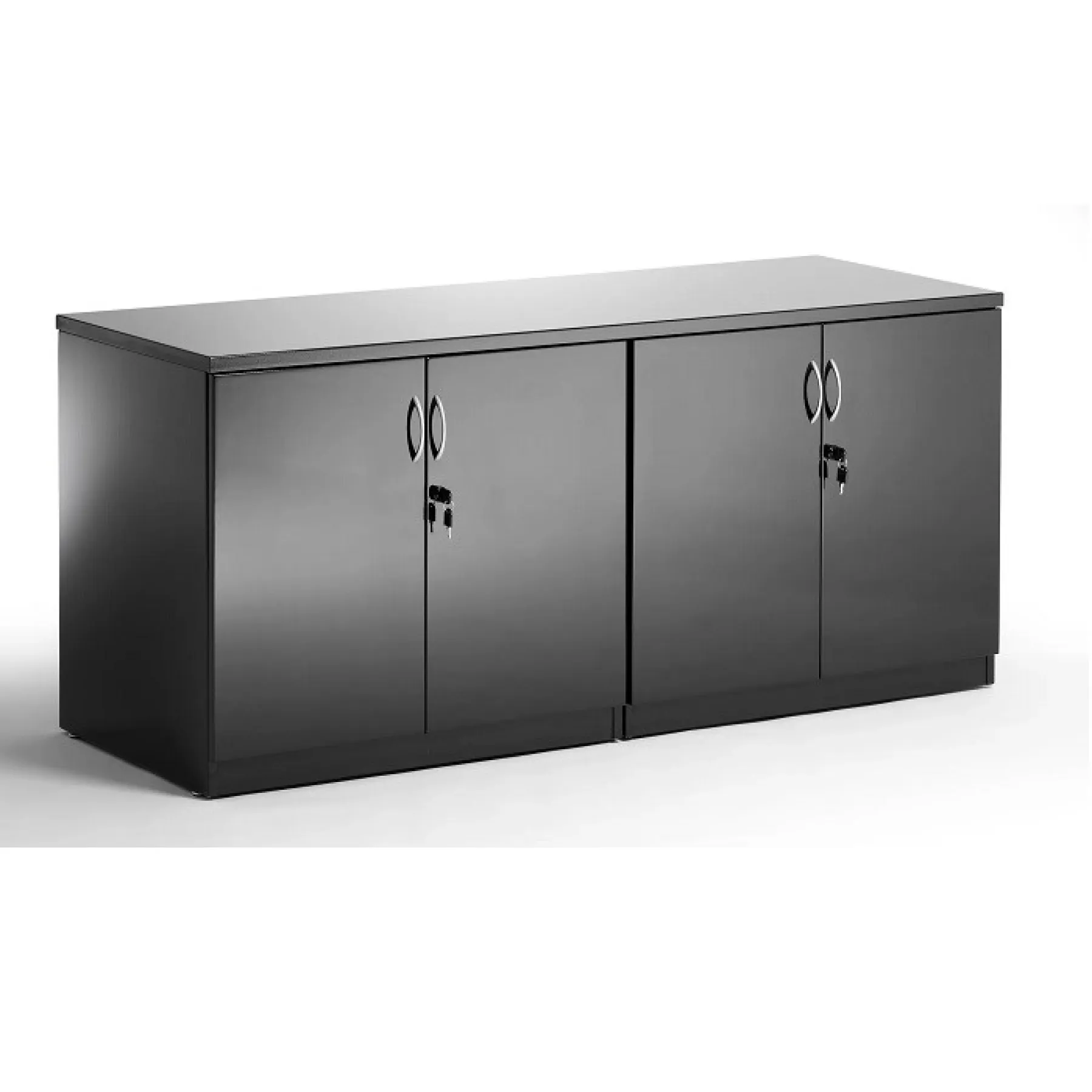 LOF Direct Dynamic High Gloss Boardroom Storage Twin Credenza I000909