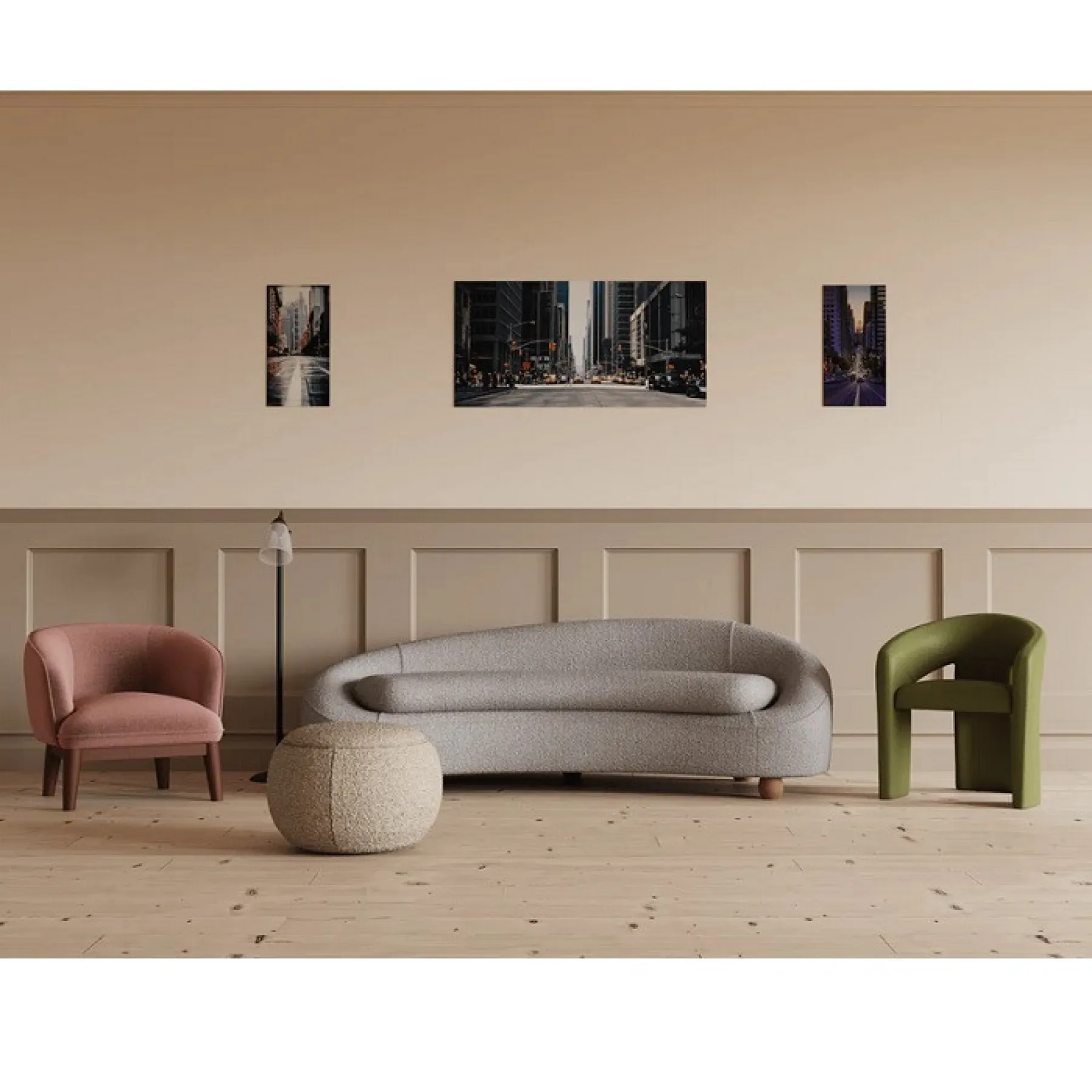 LOF Direct Lulu Armchair LLUAR Roomset 2