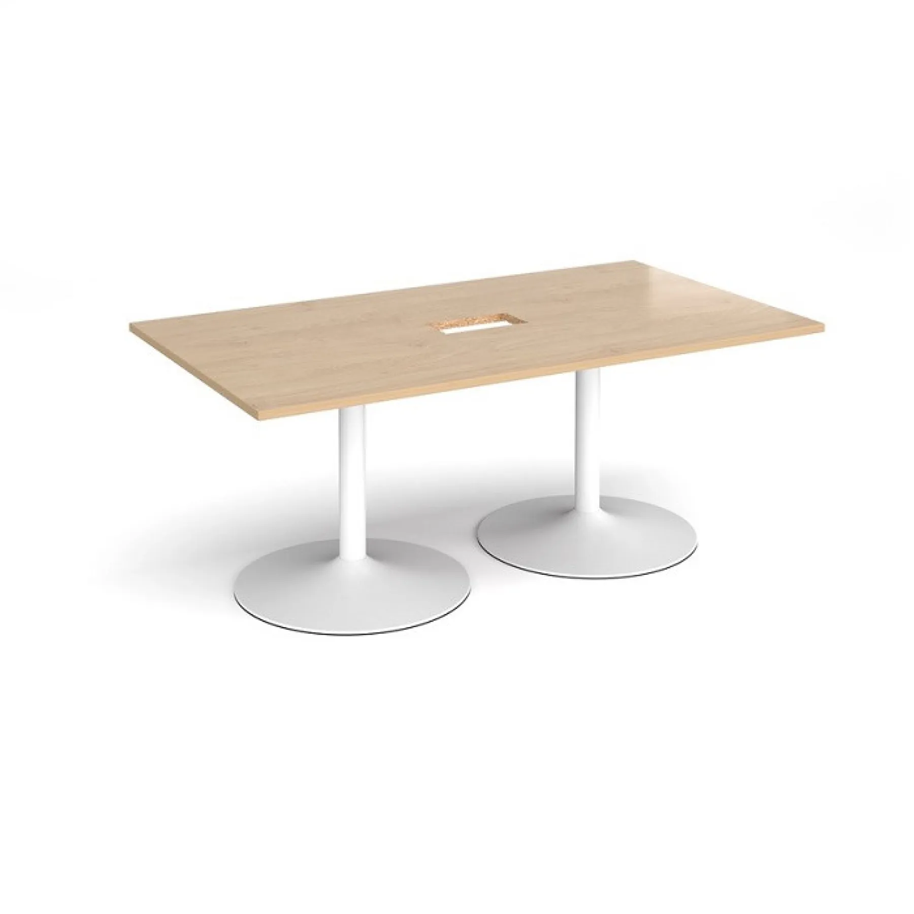LOF Direct Dams Trumpet Base Meeting Tables TB18 Kendal Oak
