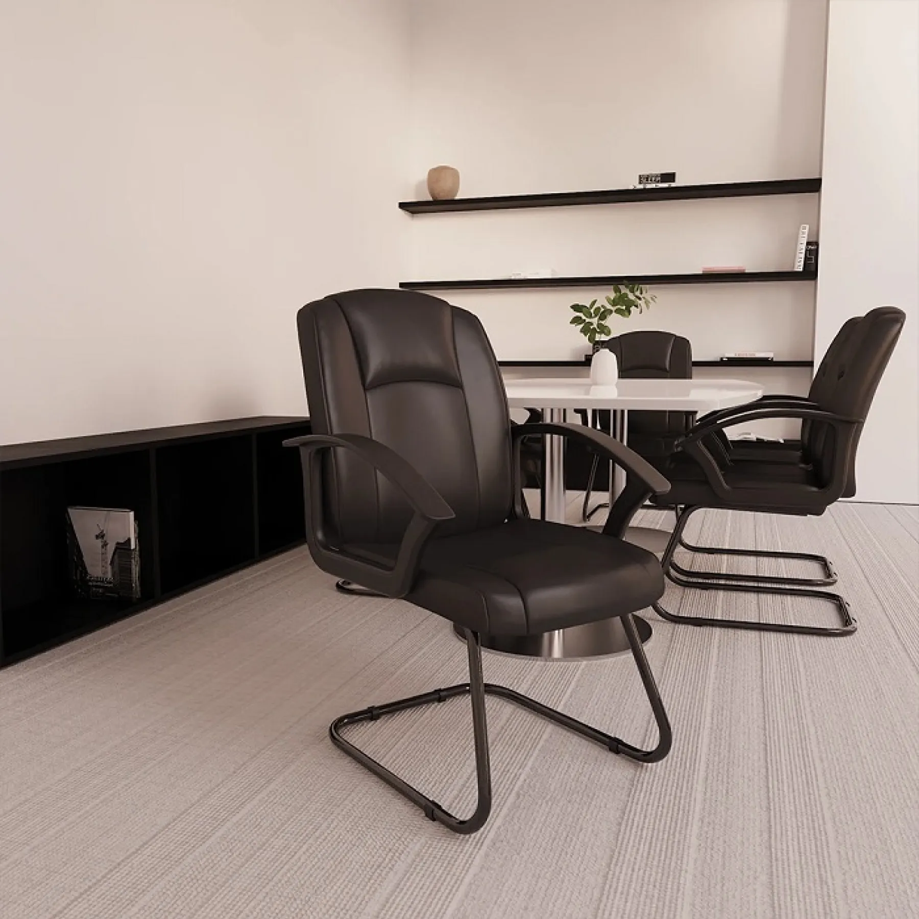 LOF Direct Bella Cantilever Meeting Chair BR000300 Styleshot 3