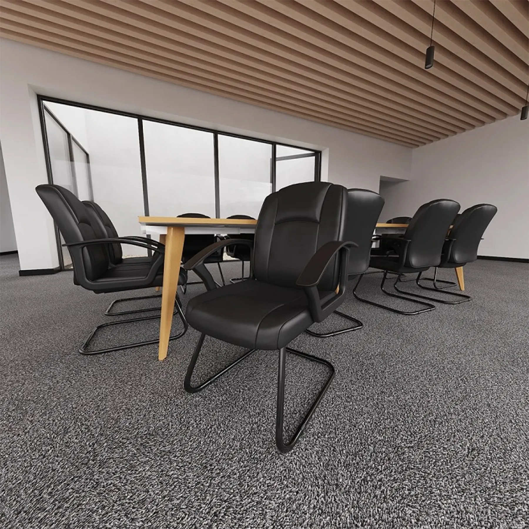 LOF Direct Bella Cantilever Meeting Chair BR000300 Styleshot 1