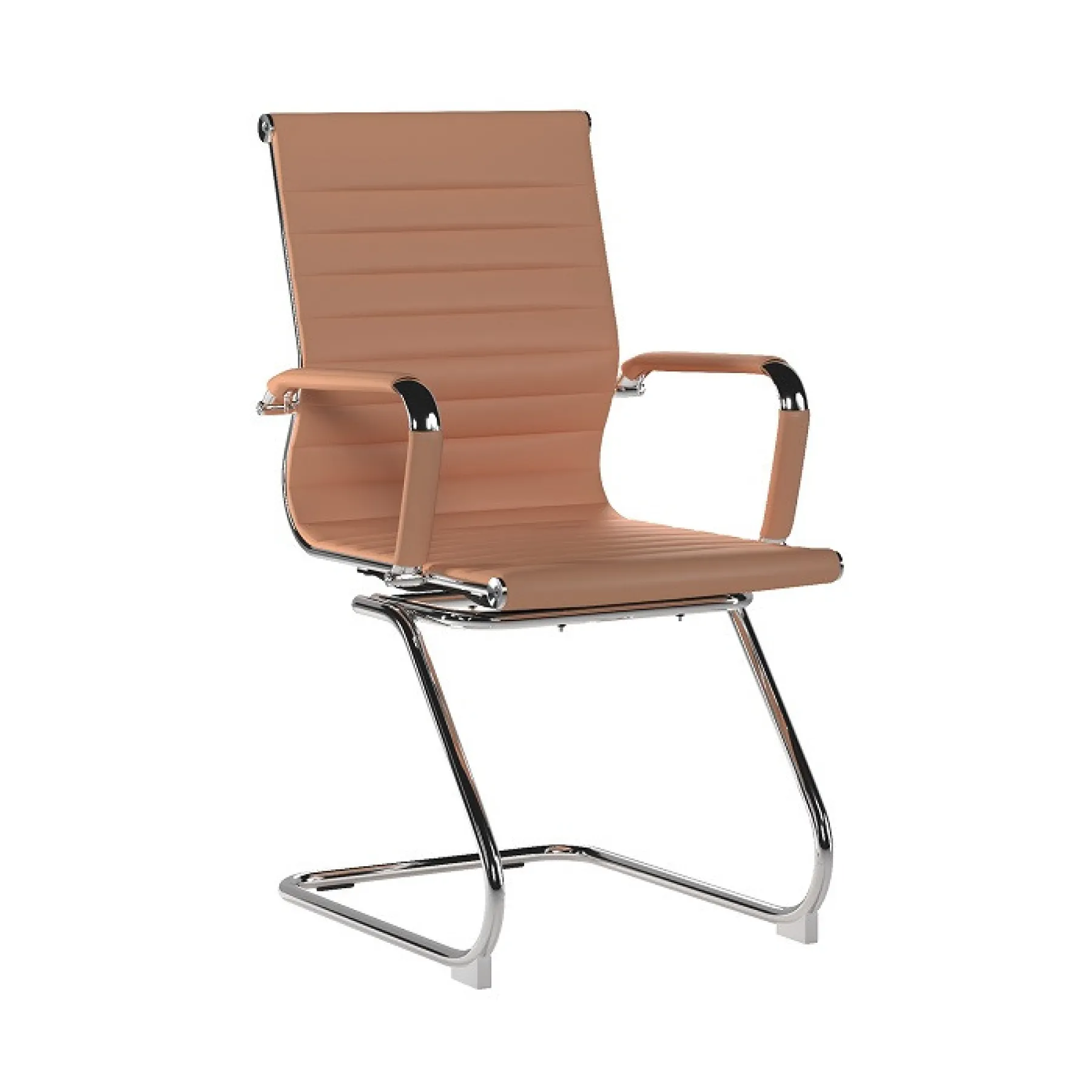 LOF Direct Nautilus Aura Medium Back Meeting Chair Brown BCL 8003 AV BW