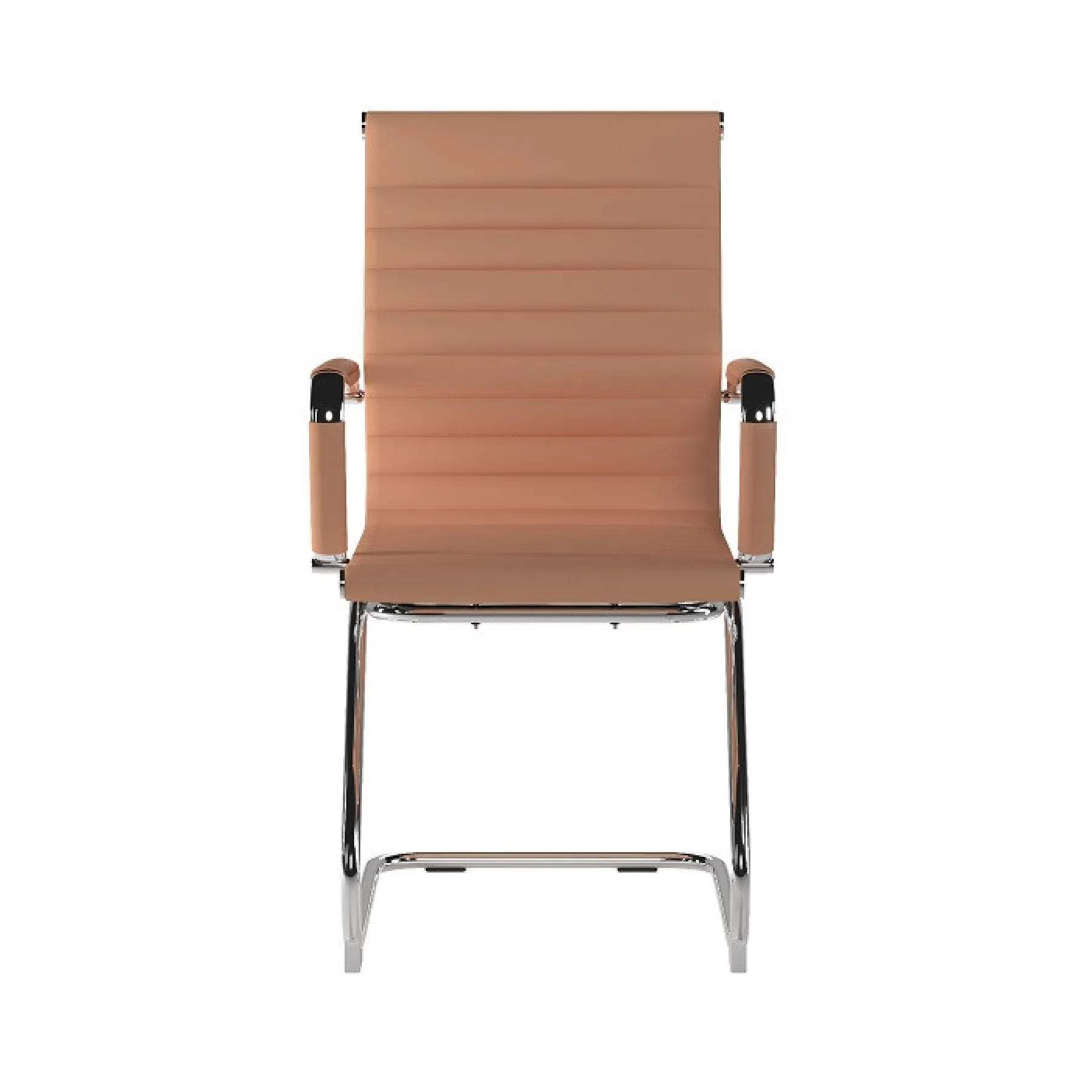 LOF Direct Nautilus Aura Medium Back Meeting Chair Brown BCL 8003 AV BW Front