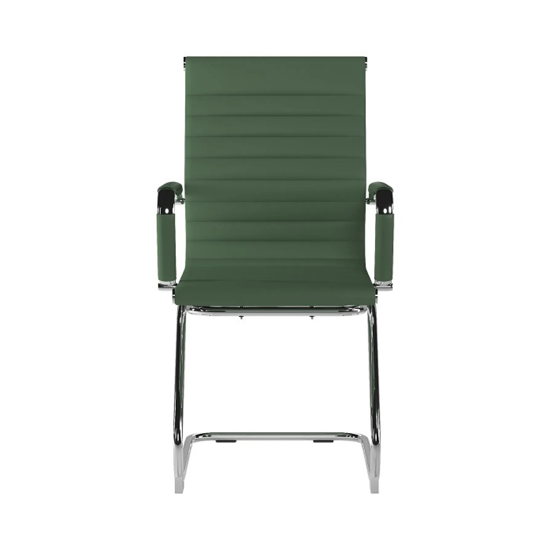 LOF Direct Nautilus Aura Medium Back Meeting Chair Forest Green BCL 8003 AV FGN Front
