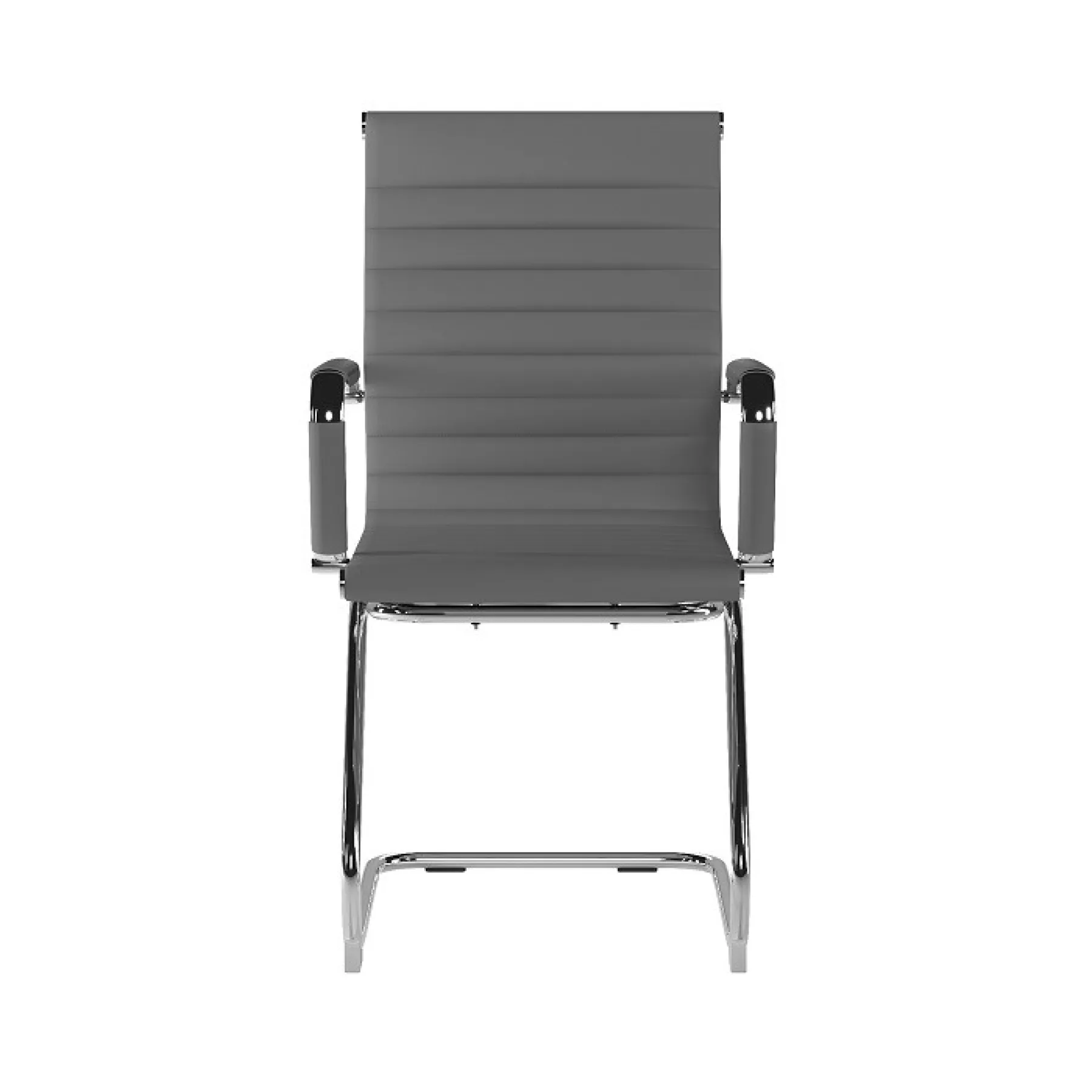 LOF Direct Nautilus Aura Medium Back Meeting Chair Grey BCL 8003 AV GY Front