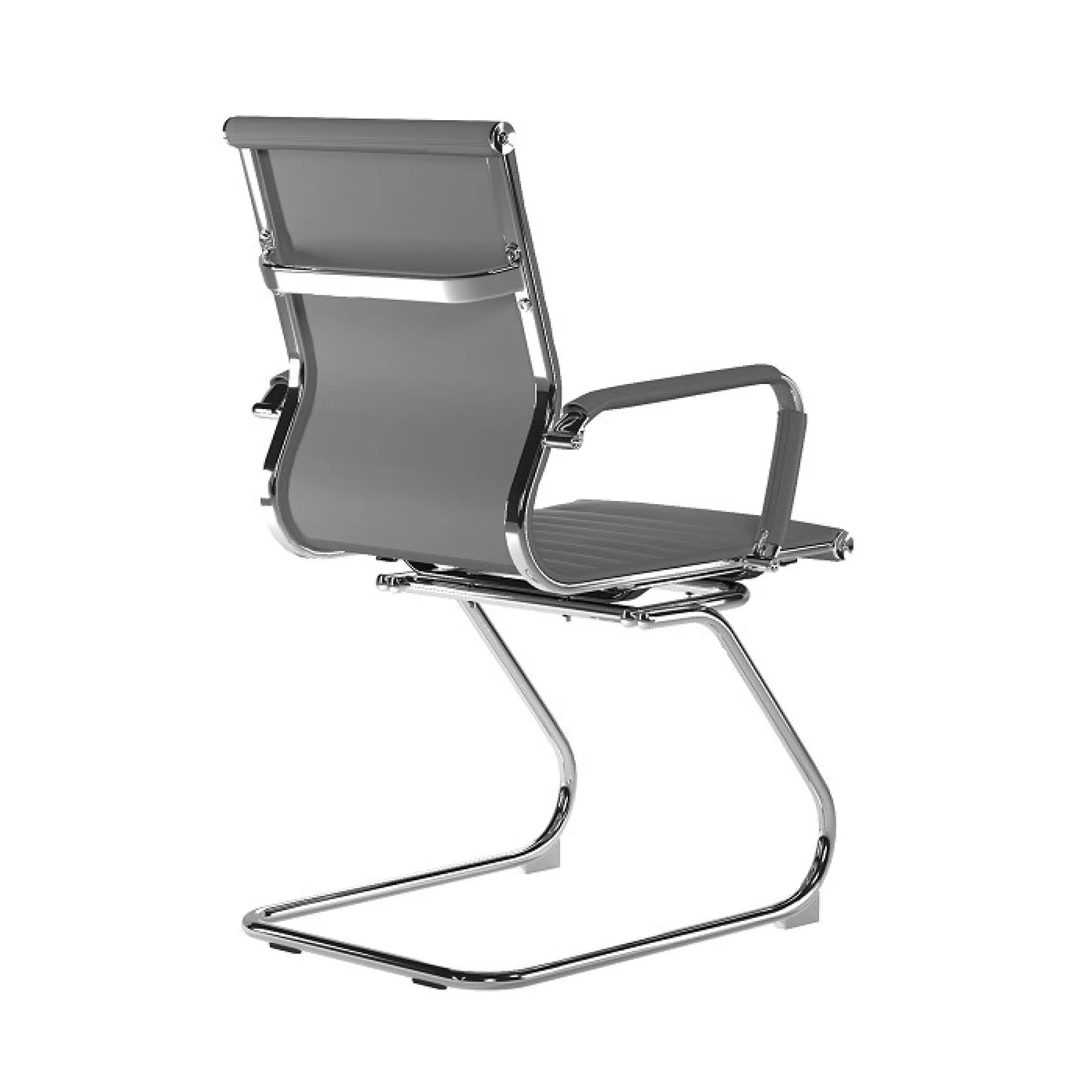 LOF Direct Nautilus Aura Medium Back Meeting Chair Grey BCL 8003 AV GY Rear