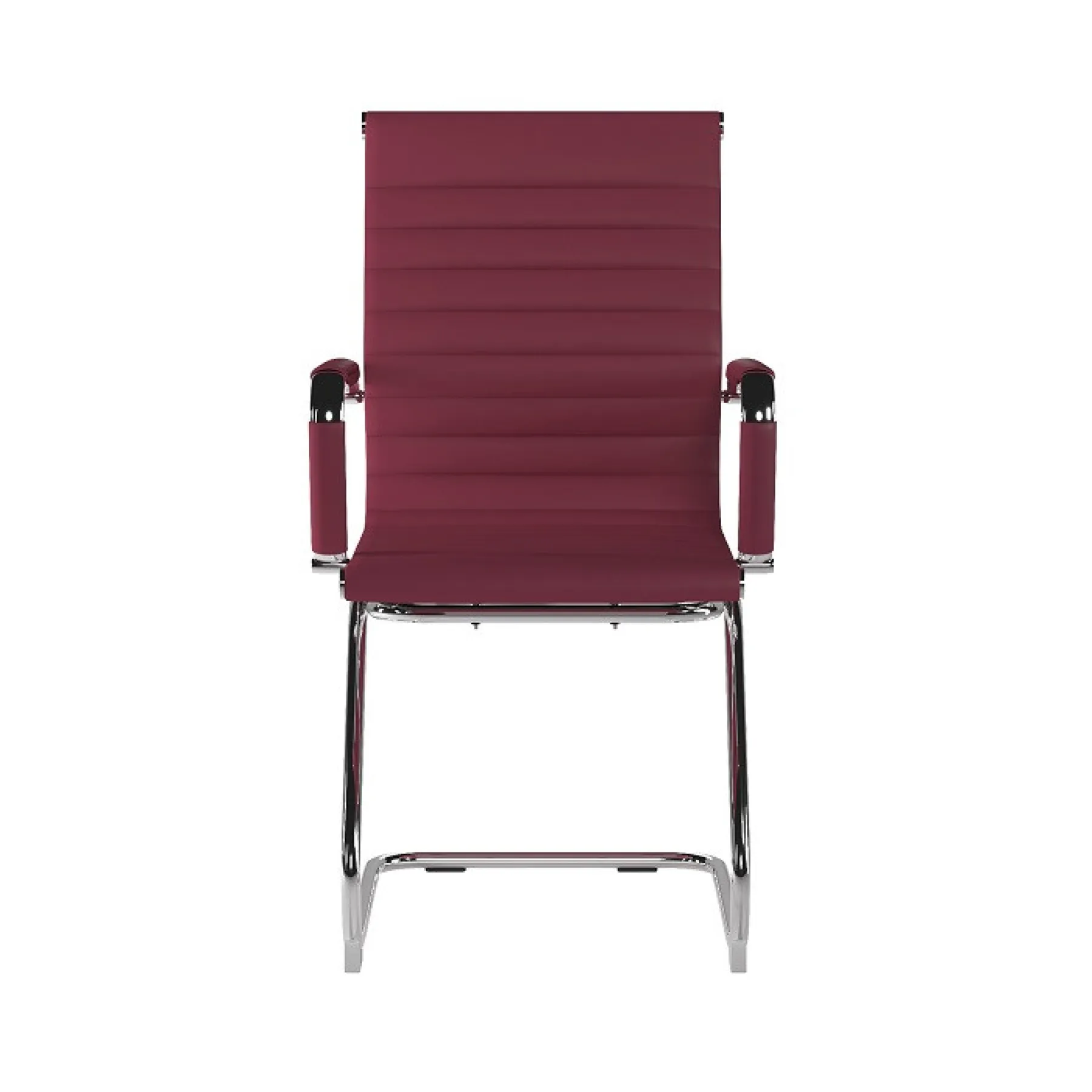 LOF Direct Nautilus Aura Medium Back Meeting Chair Ox Blood BCL 8003 AV OX Front