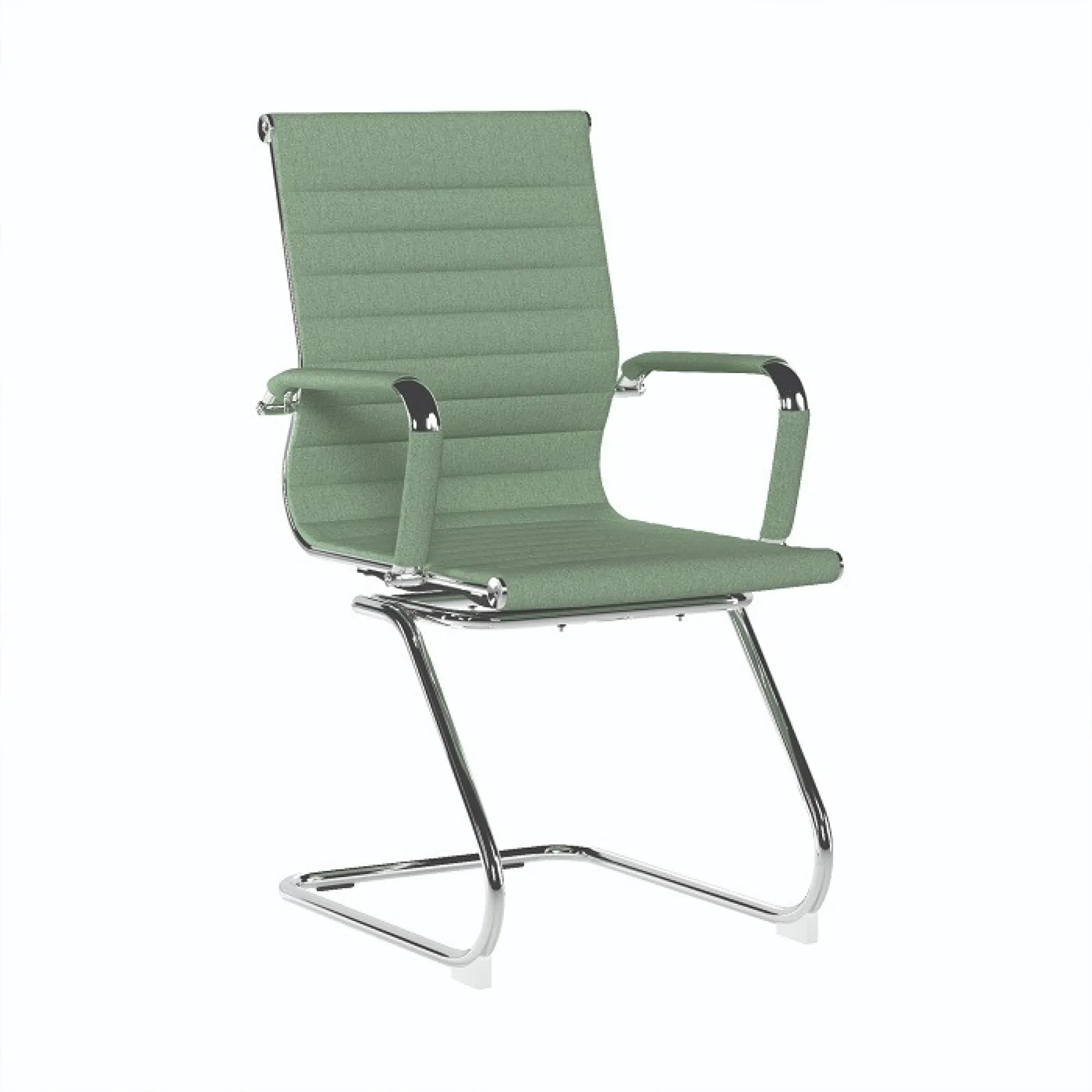 LOF Direct Nautilus Aura Medium Back Meeting Chair Fabric Green BCF 8003 AV GN
