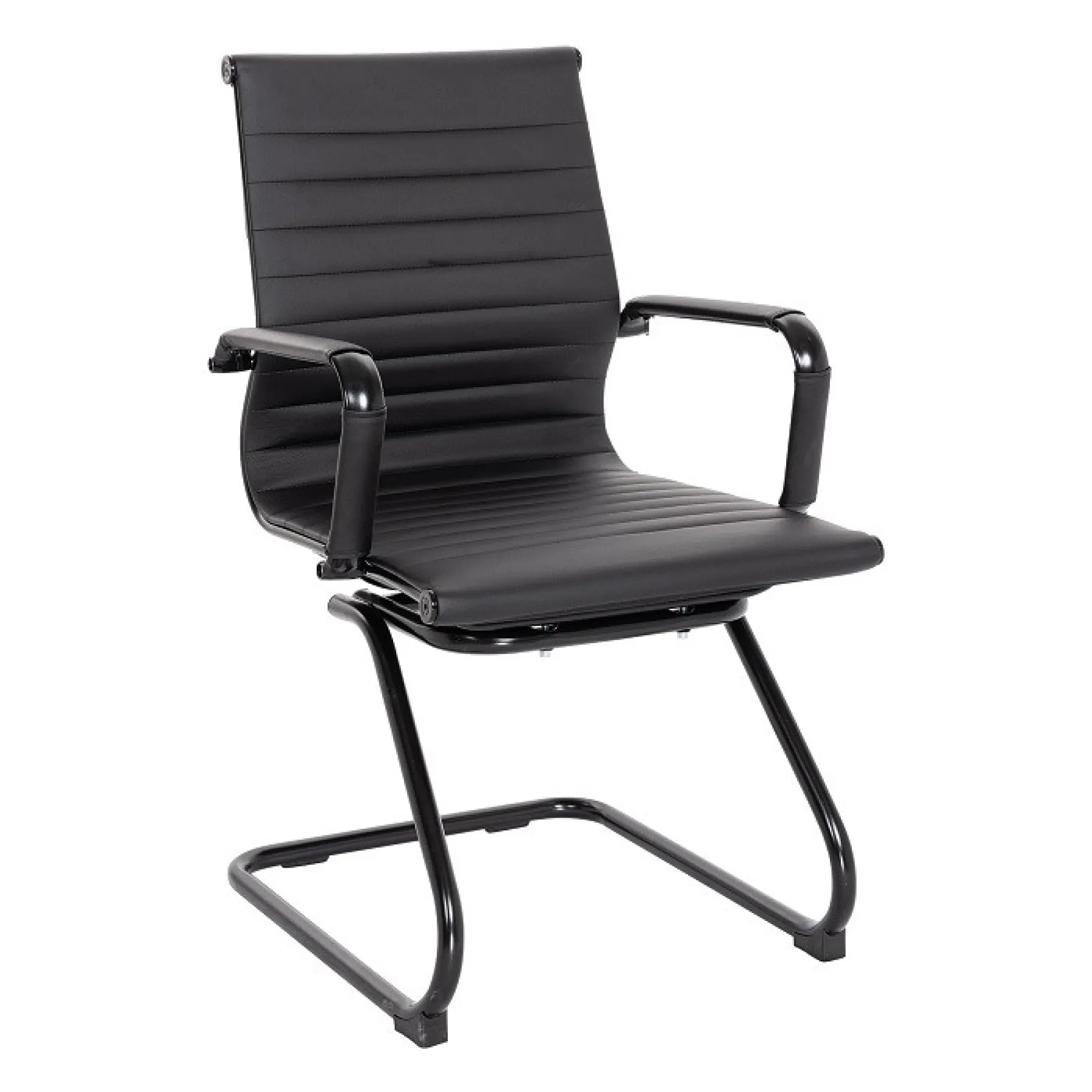 LOF Direct Nautilus Aura Medium Back Meeting Chair Black Frame BCL 8003 AV BK BK
