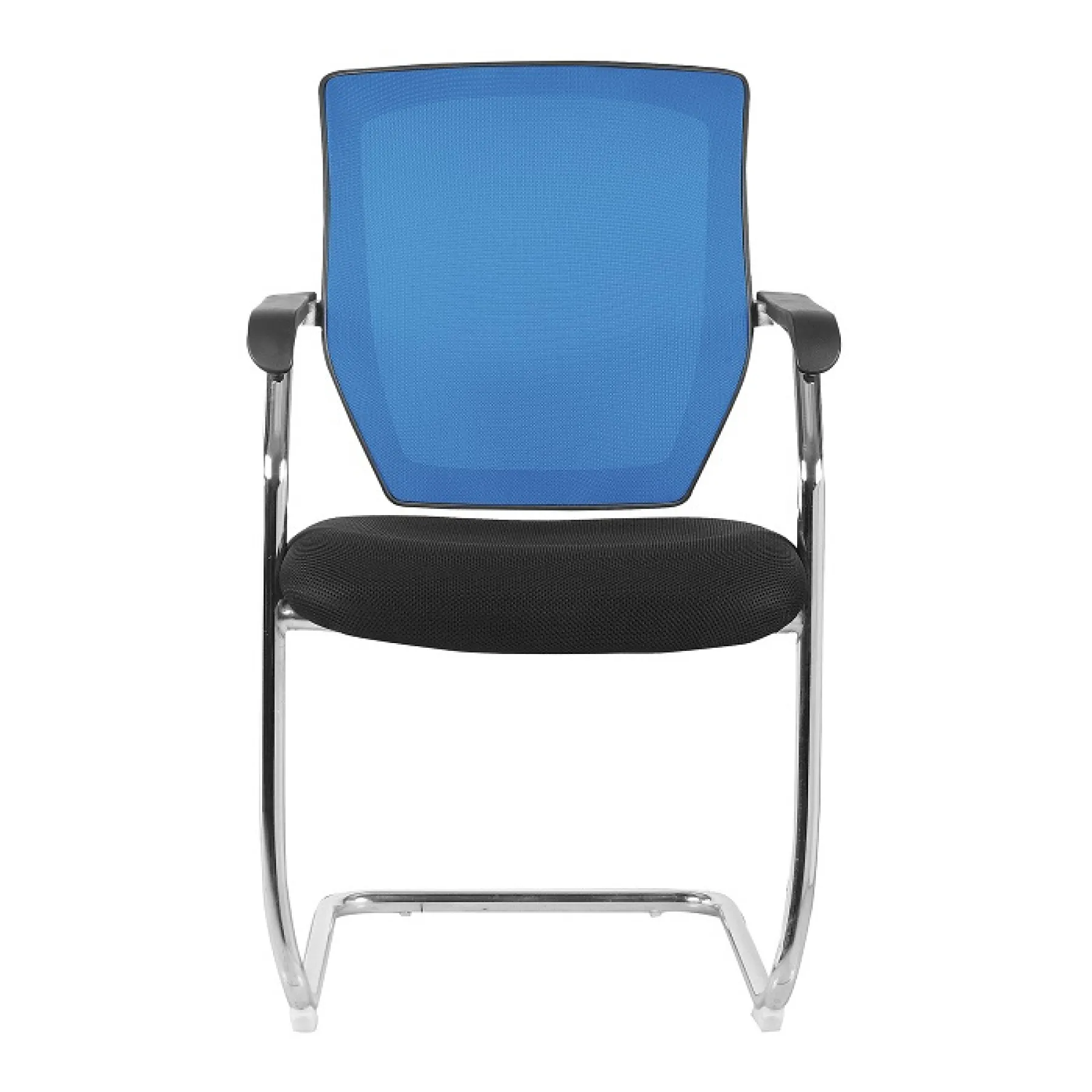 LOF Direct Nexus High Back Two Tone Mesh Visitors Chair Nautilus BCM K512 V BL Blue Front