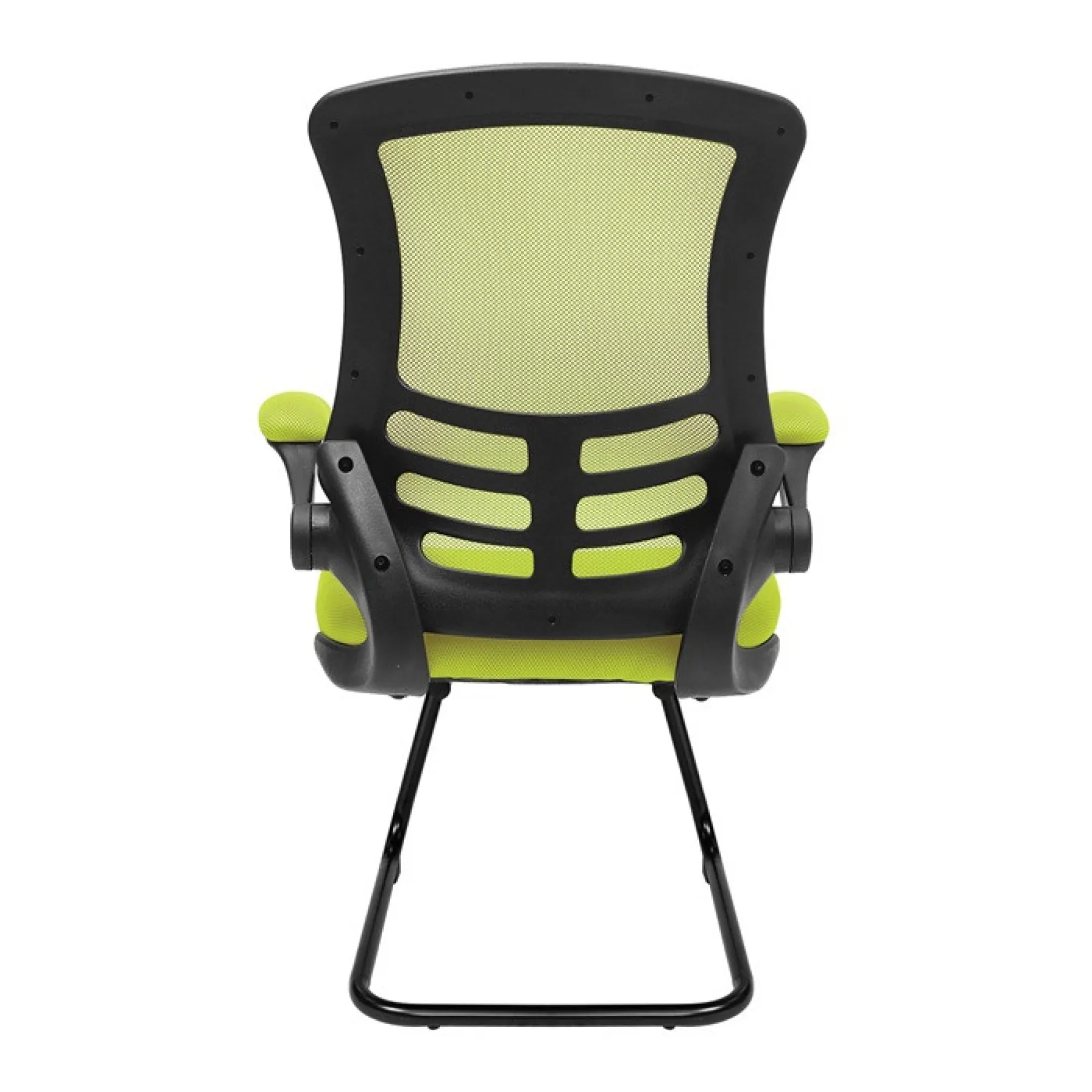 Luna meeting chair green bcm l1302v gn rear 1