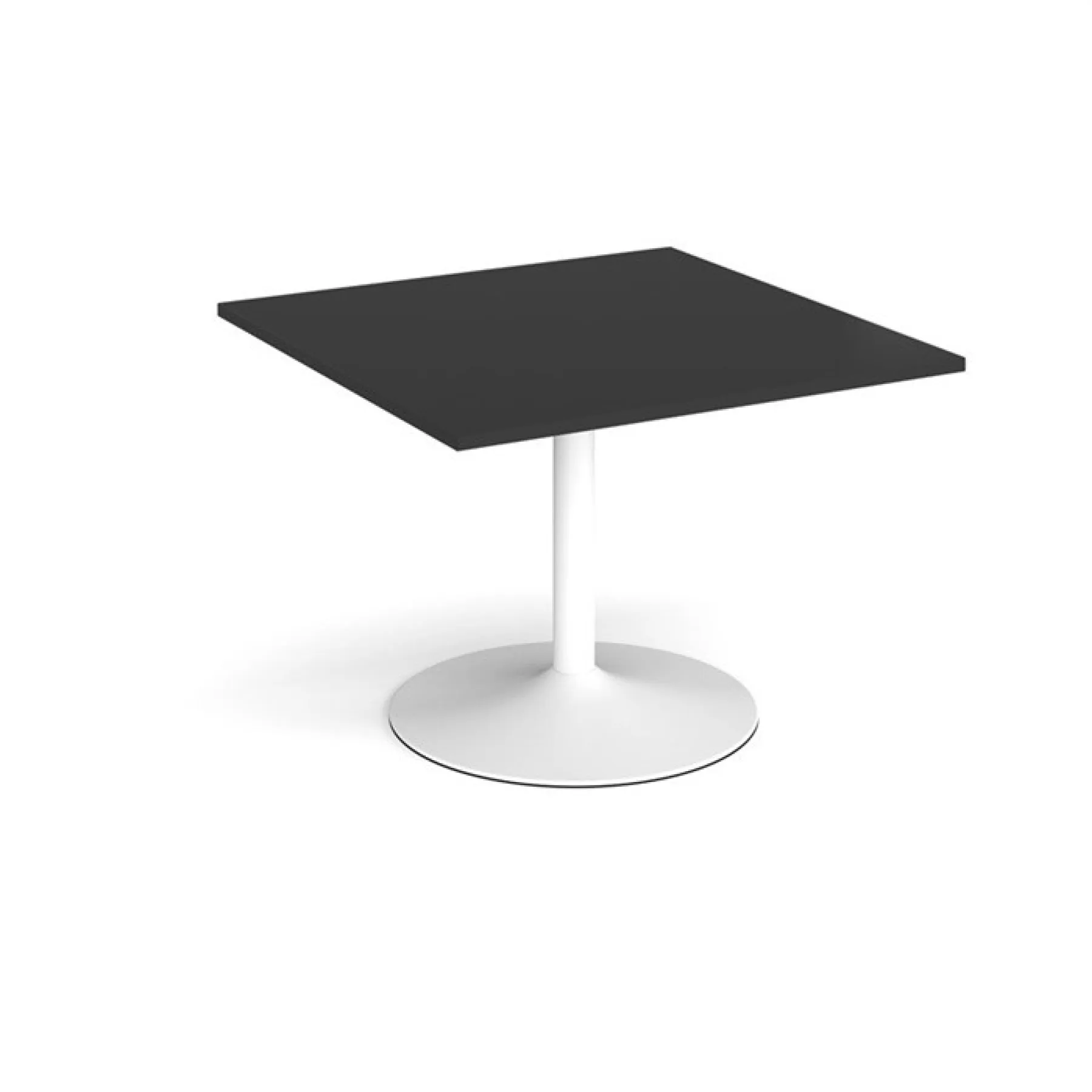 Square extension meeting table black