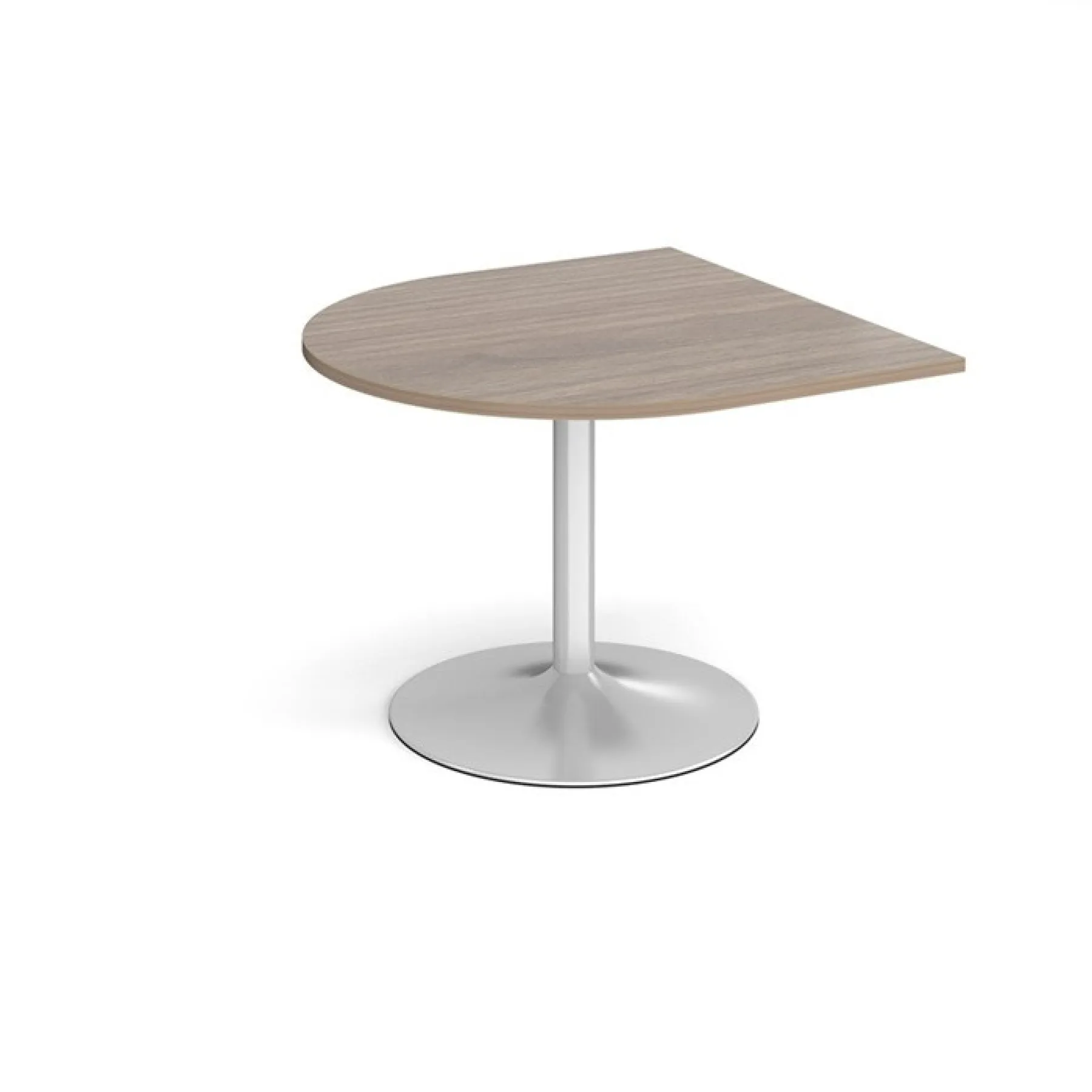 Radial extension meeting table barcelona walnut