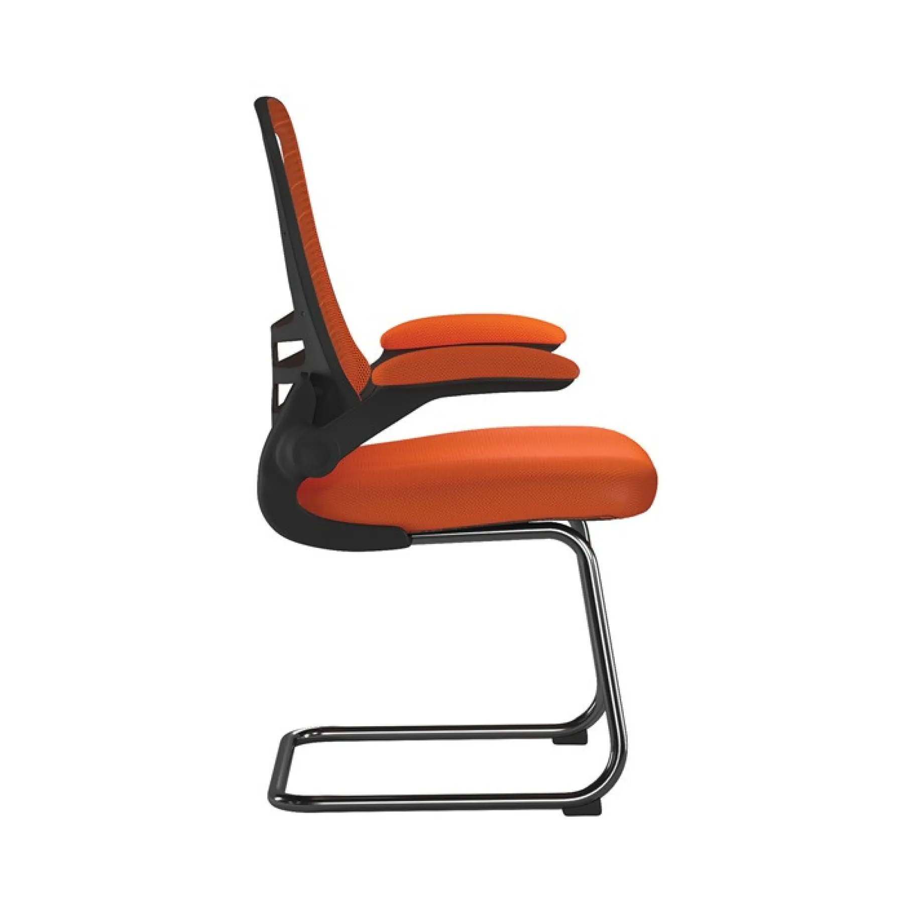 Luna meeting chair orange bcm l1302v og side