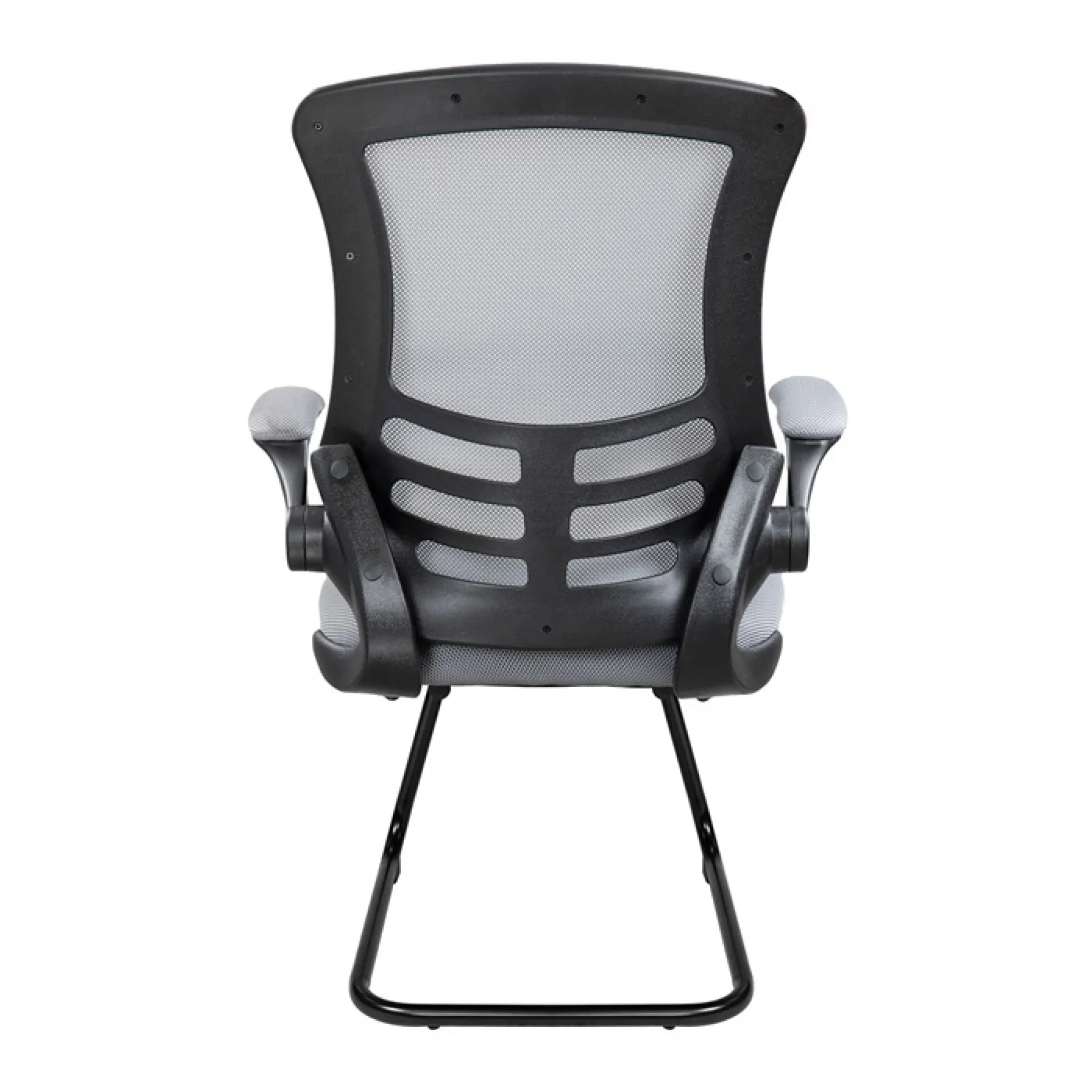 Luna meeting chair grey bcm l1302v gy rear