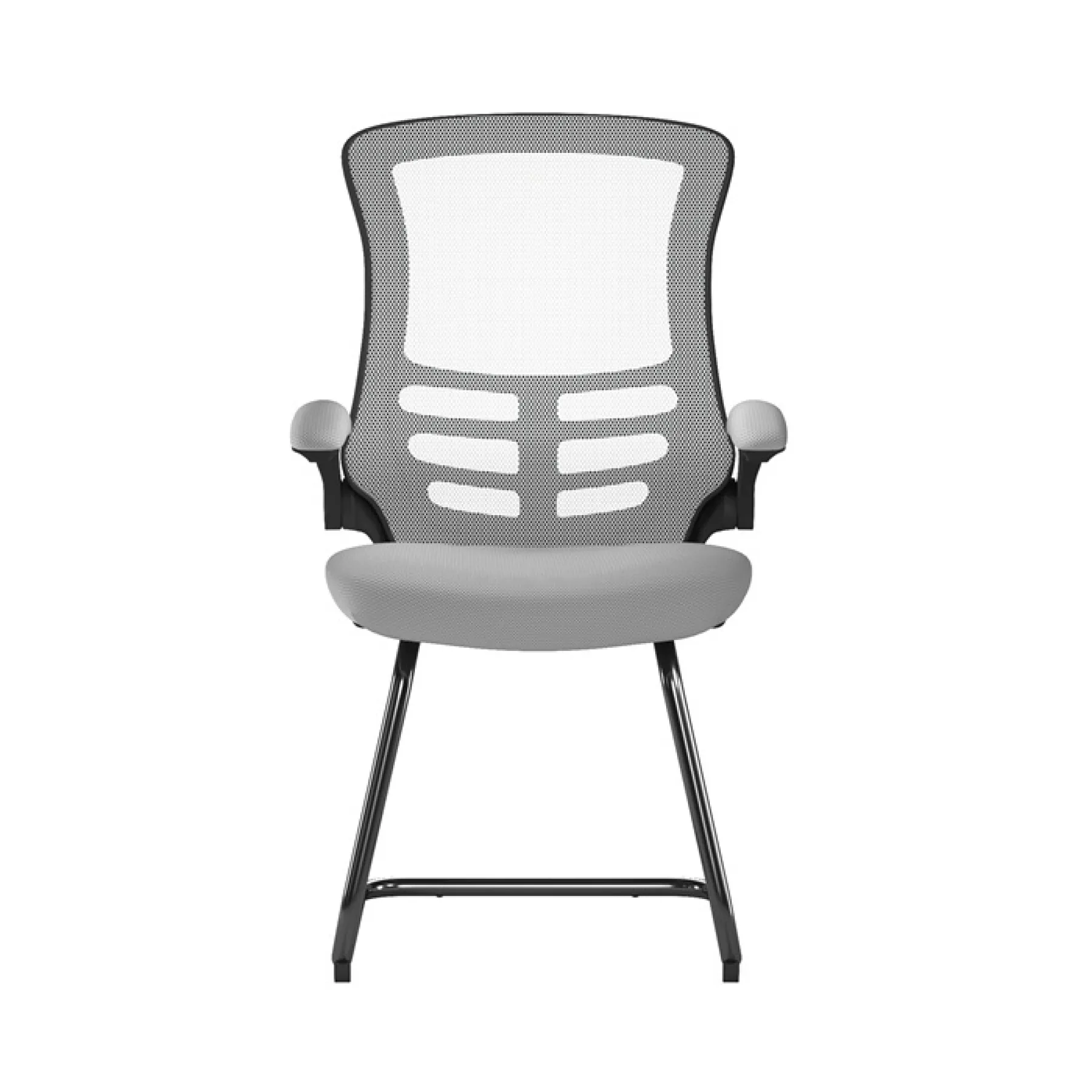 Luna meeting chair grey bcm l1302v gy front