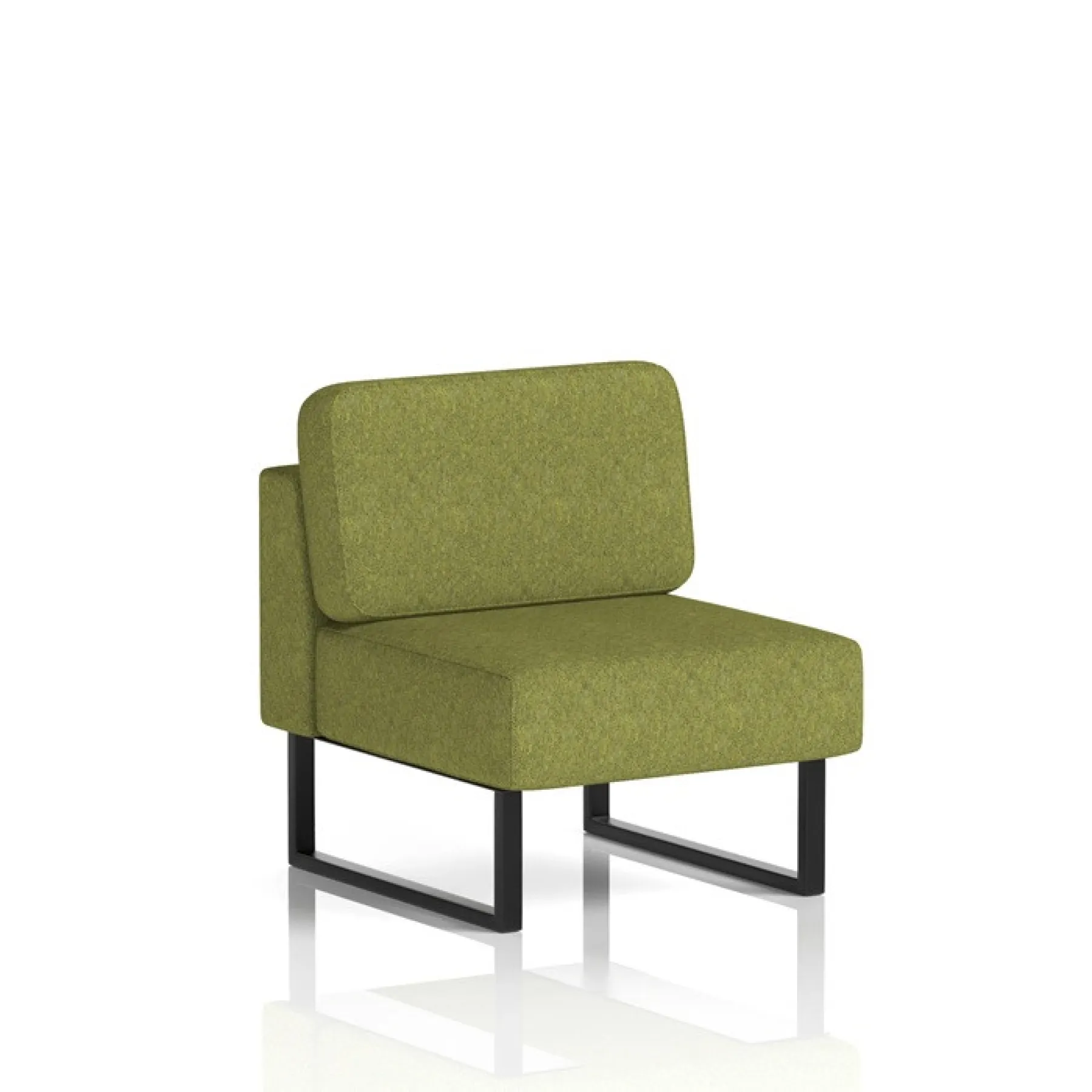 Brixworth modular seating single seat no arms lof direct olive
