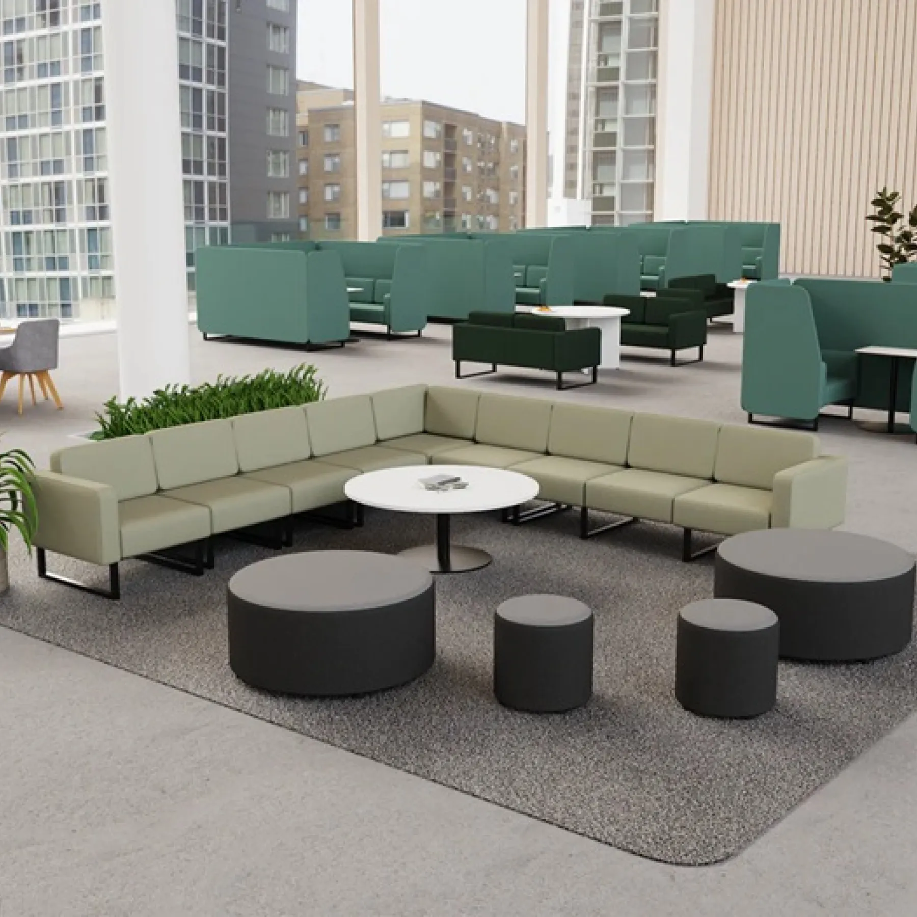 Brixworth modular seating roomset corner