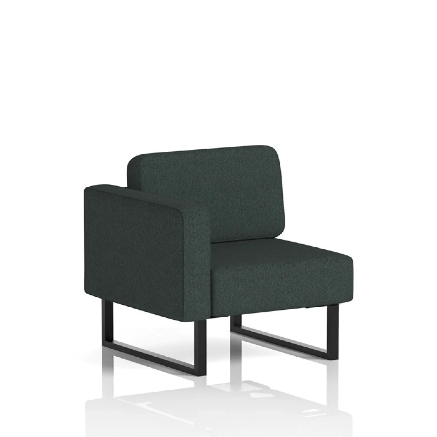 Brixworth modular seating right hand arm unit charcoal