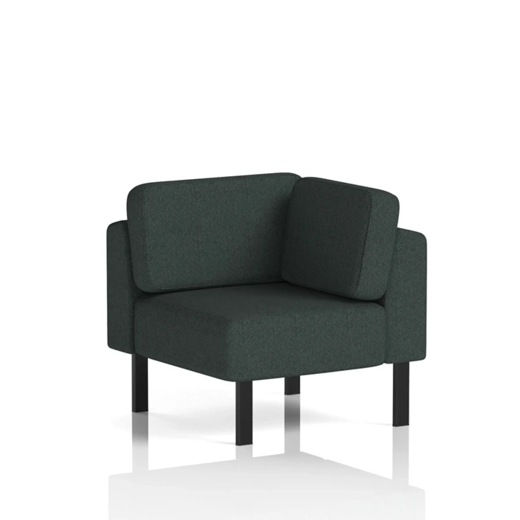 Brixworth modular seating corner unit charcoal