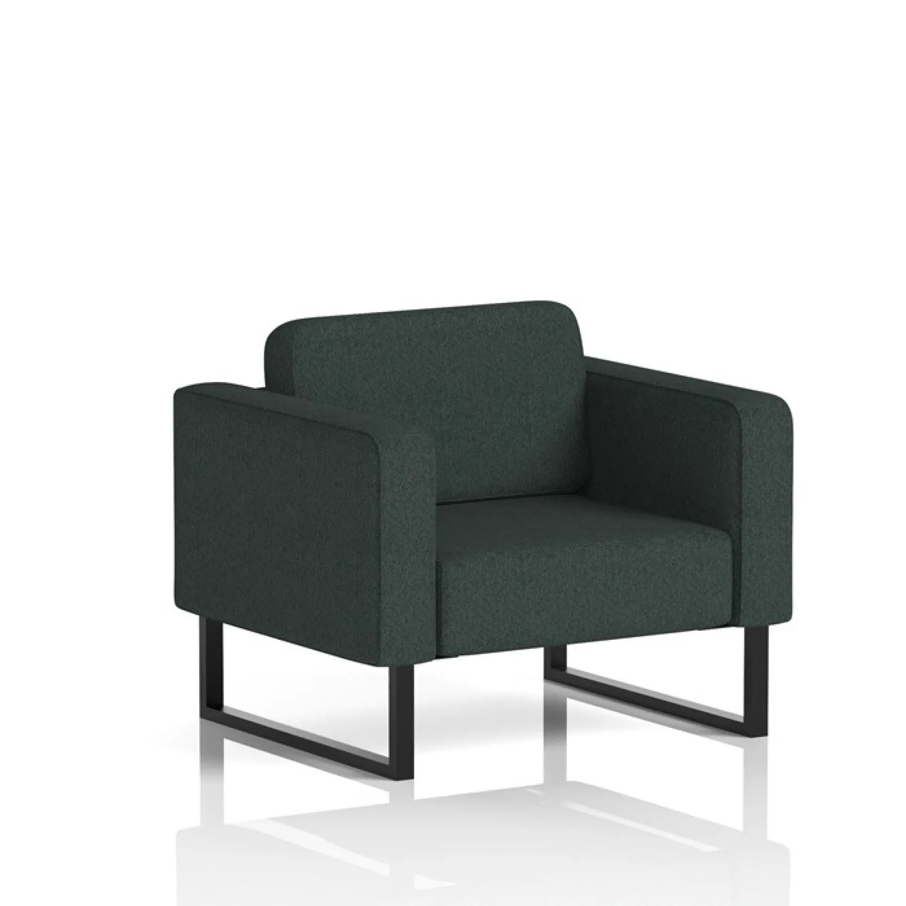 Brixworth armchair reception seating lof direct charcoal