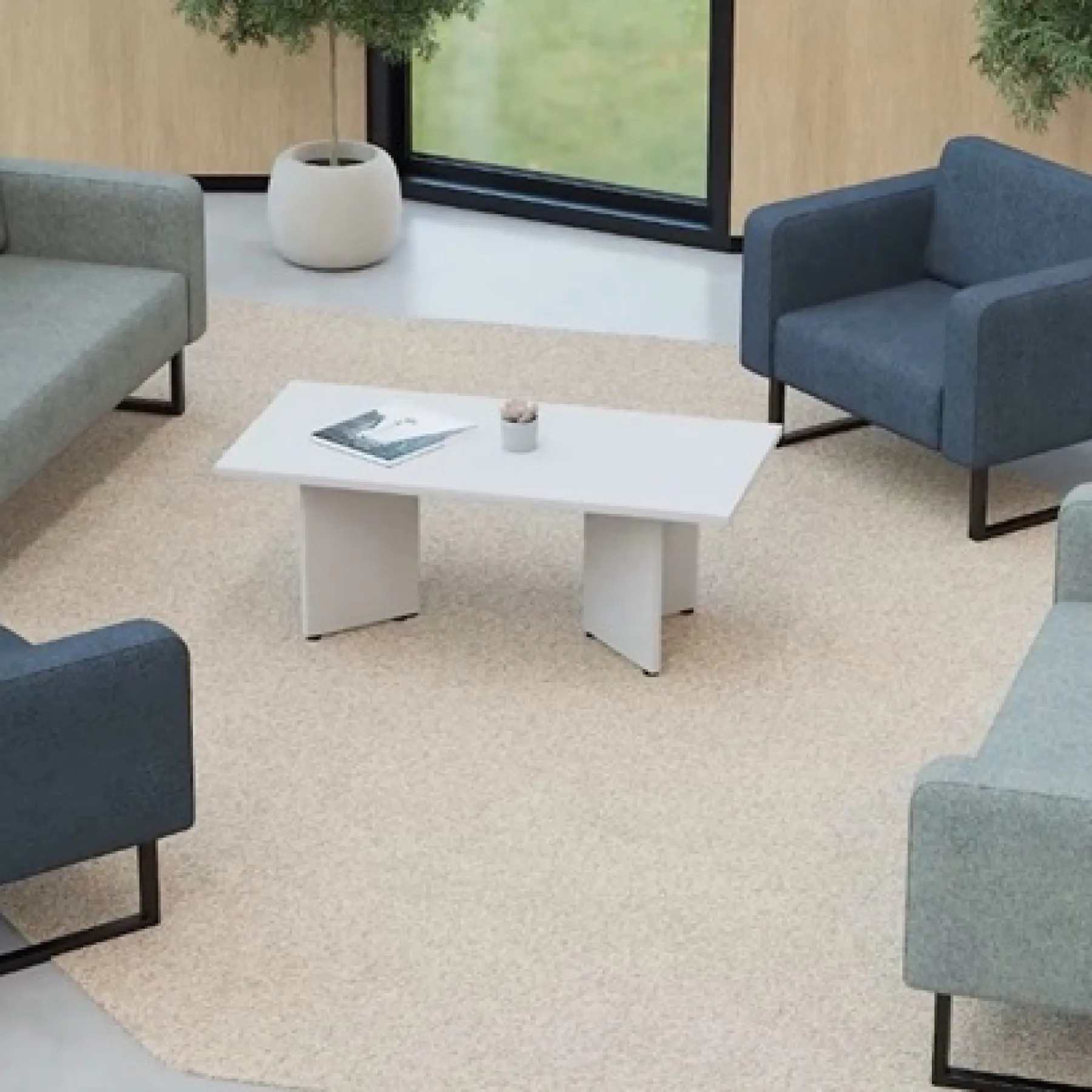 Brixworth armchair reception seating lof direct roomset2