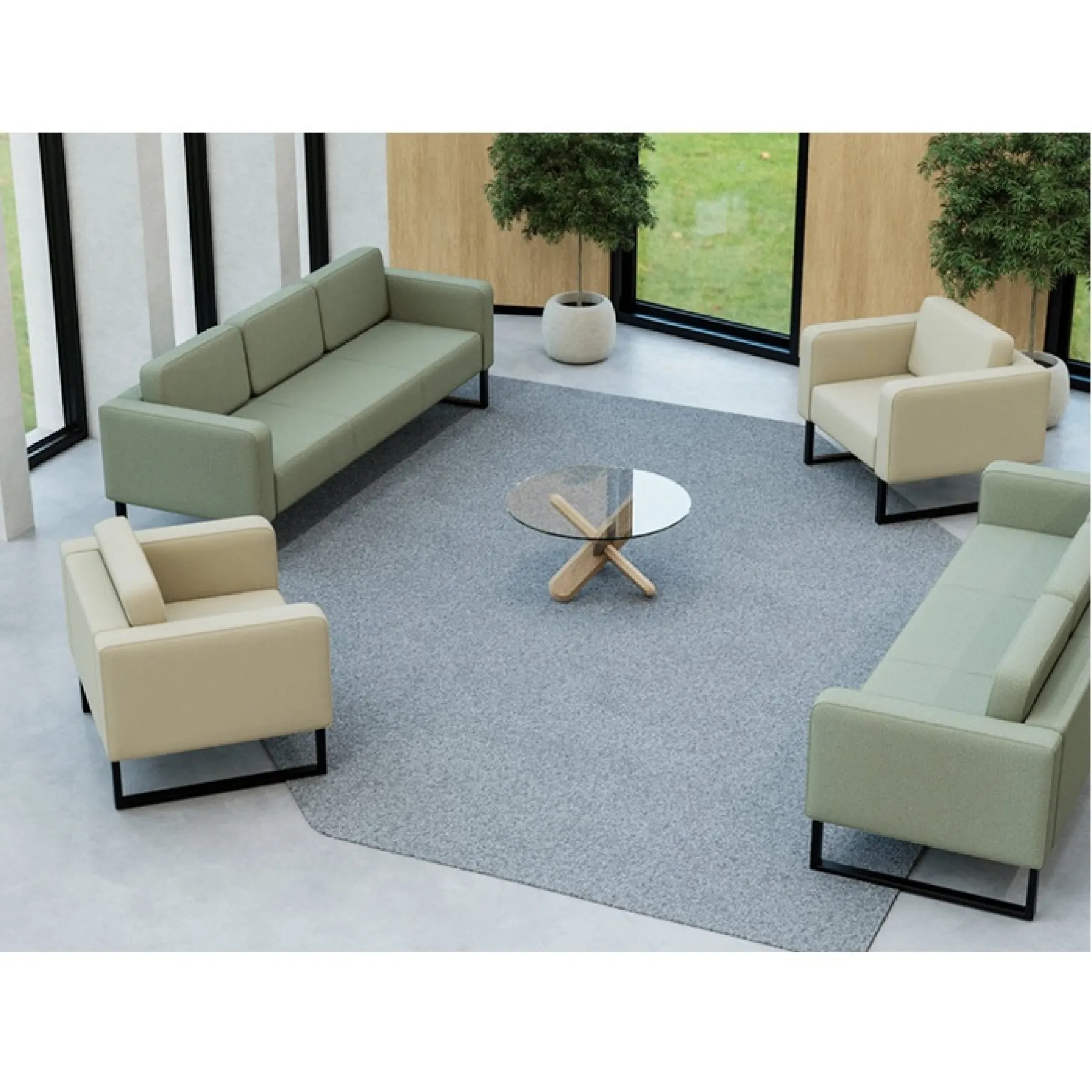 Brixworth armchair reception seating lof direct roomset 3