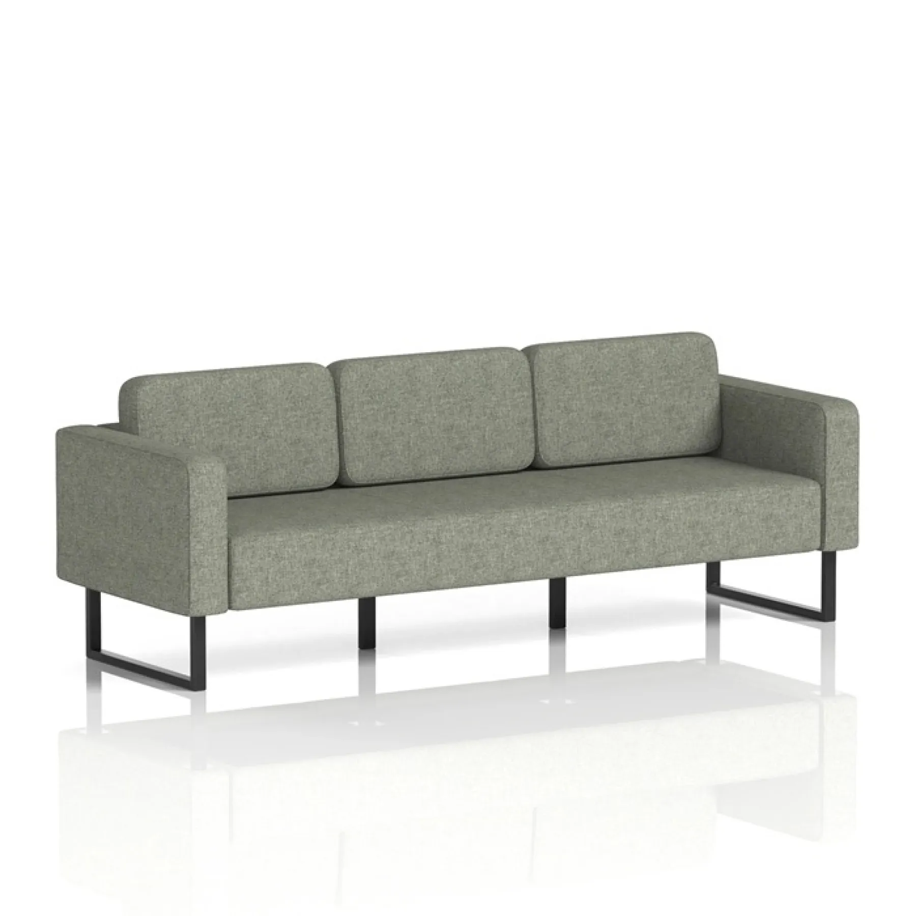 Brixworth 3 seater sofa reception seating lof direct vitreous