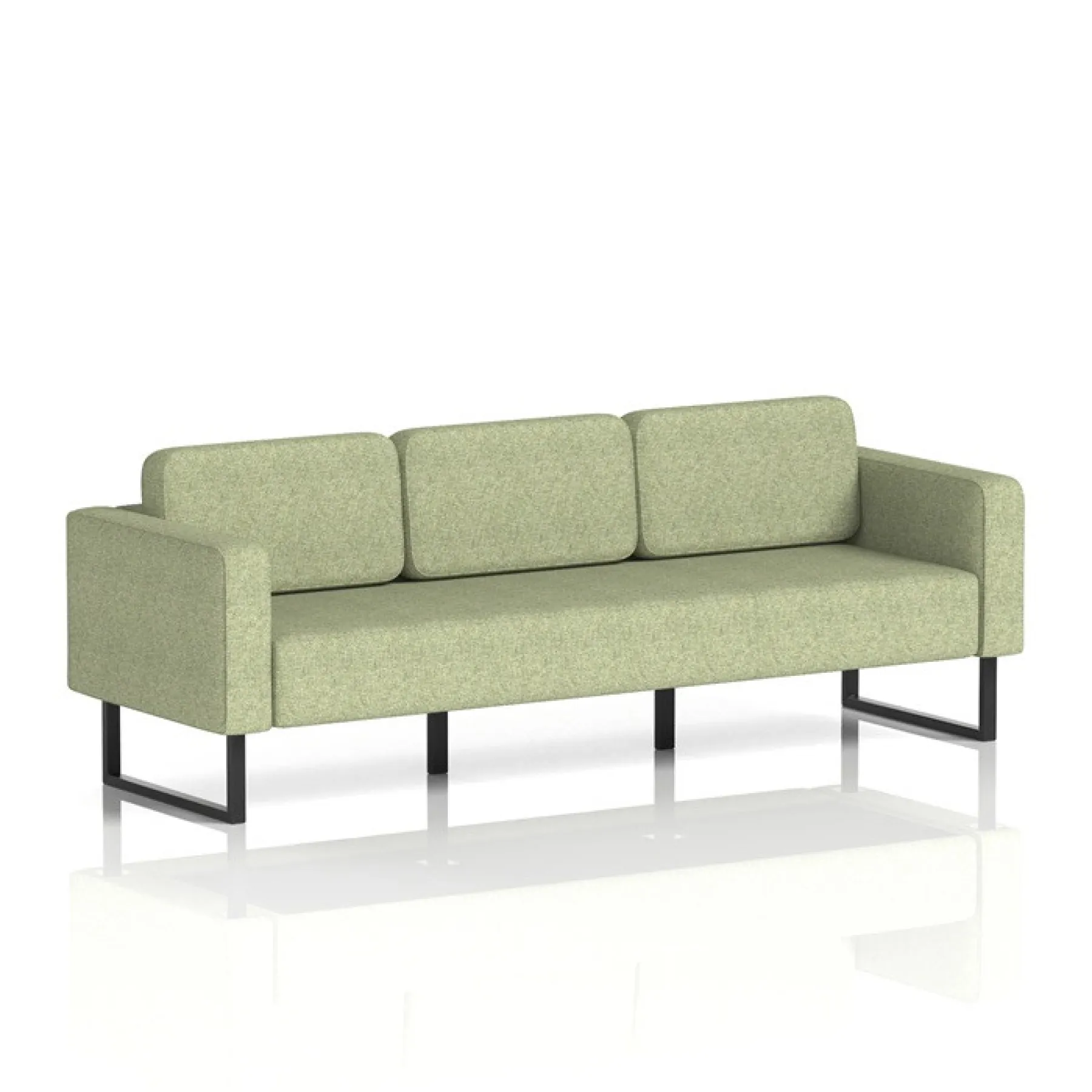 Brixworth 3 seater sofa reception seating lof direct burnish