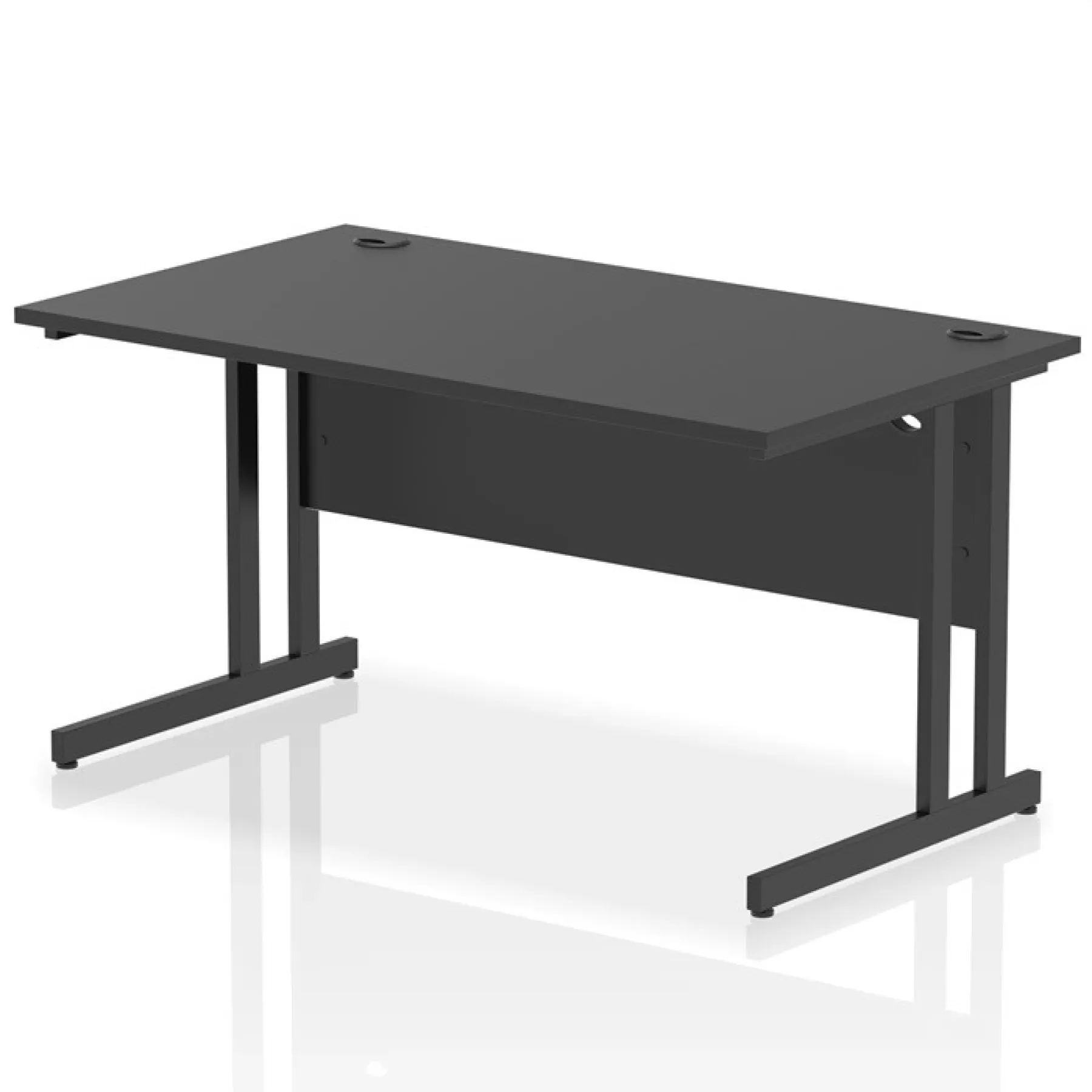 Dynamic impulse rectangular desk black IRDC14