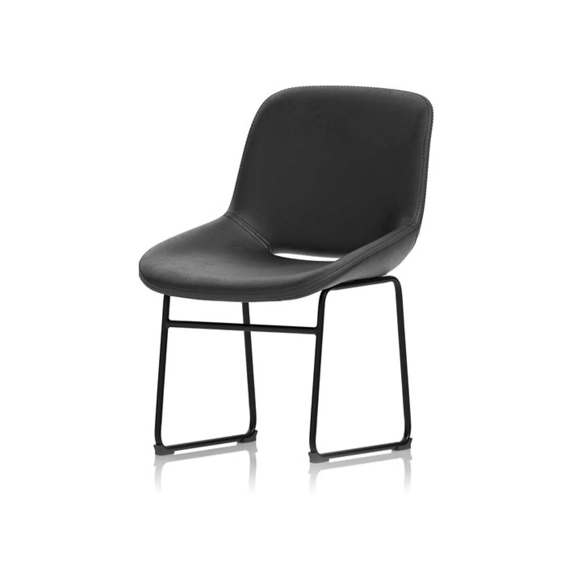 Stowe bistro chair inky black stw01blk front