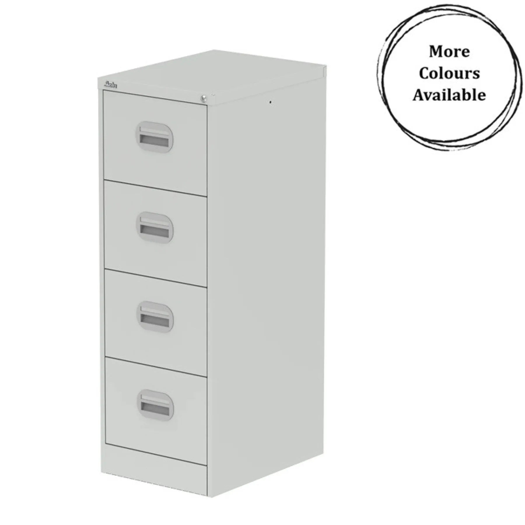 Silverline 4 drawer steel filing cabinet more colours