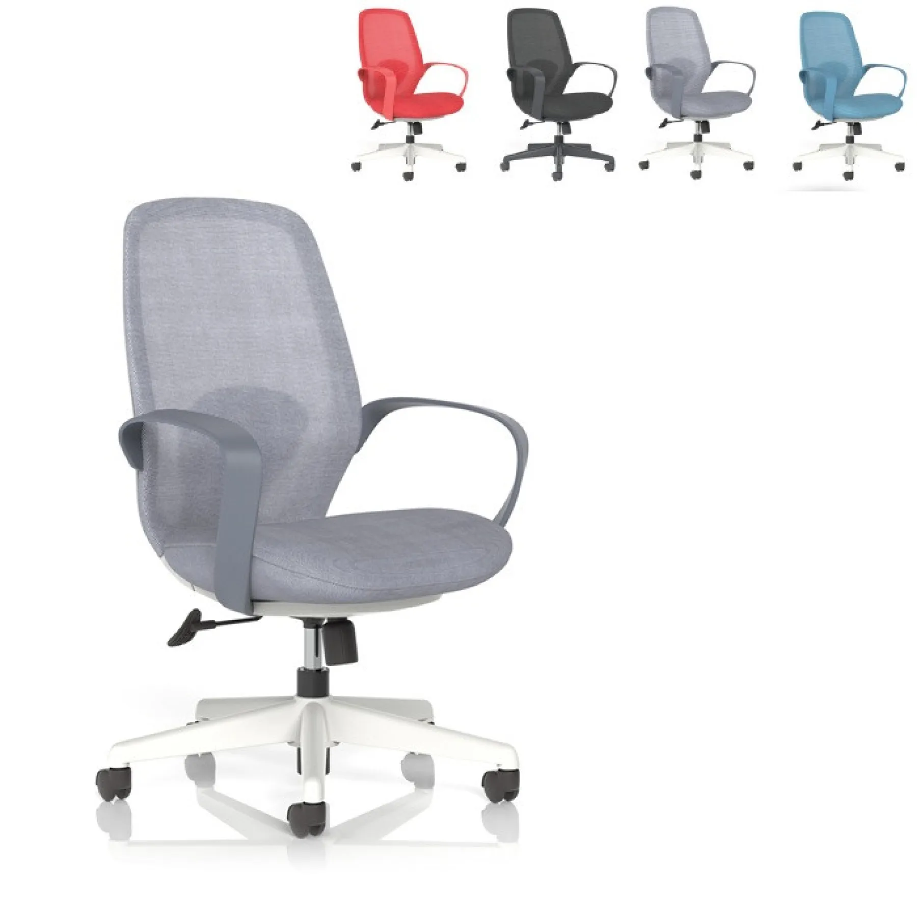 Ariel mesh office chair grey arlgry dynamic office solutions lof direct mc