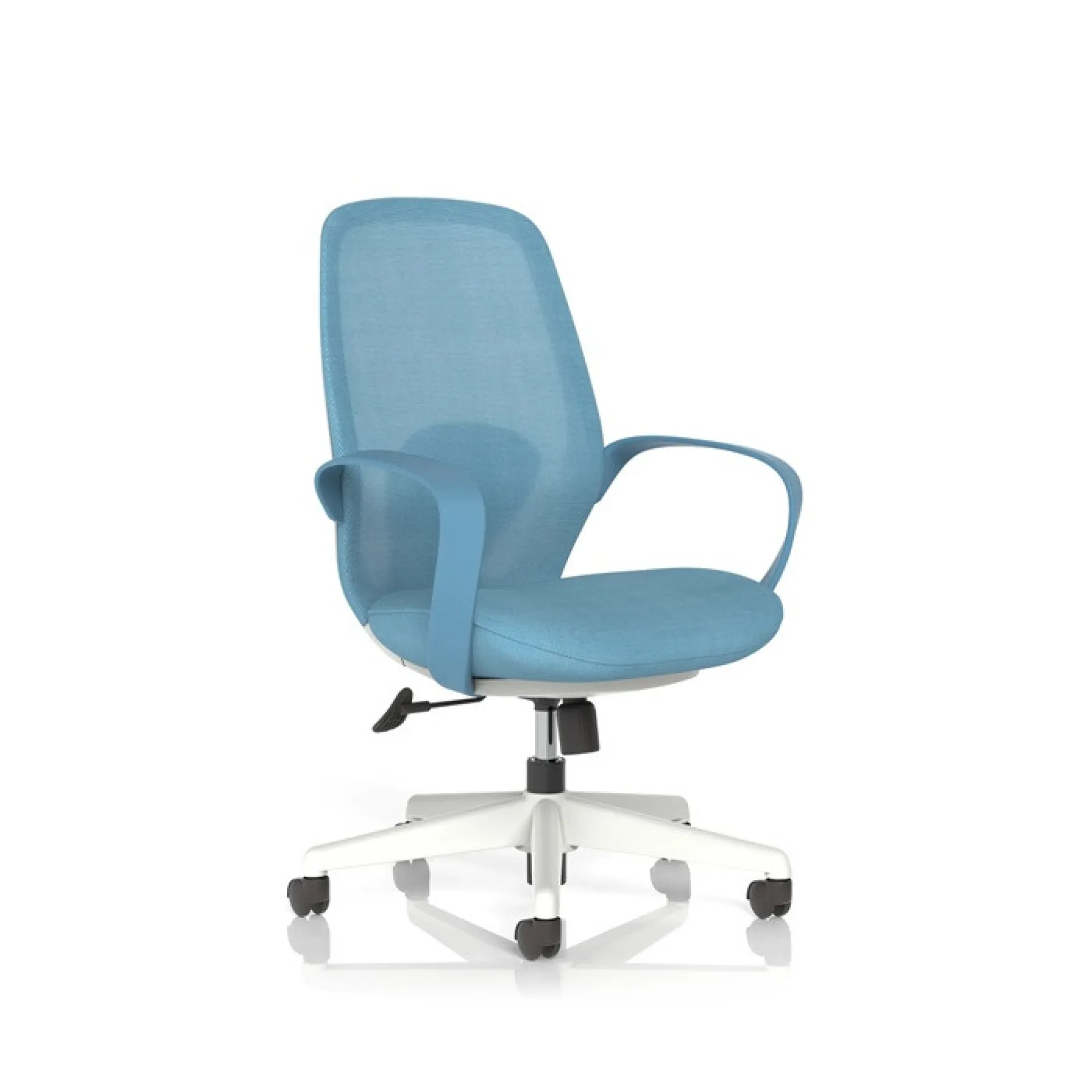 Ariel mesh office chair blue arlblu dynamic office solutions lof direct