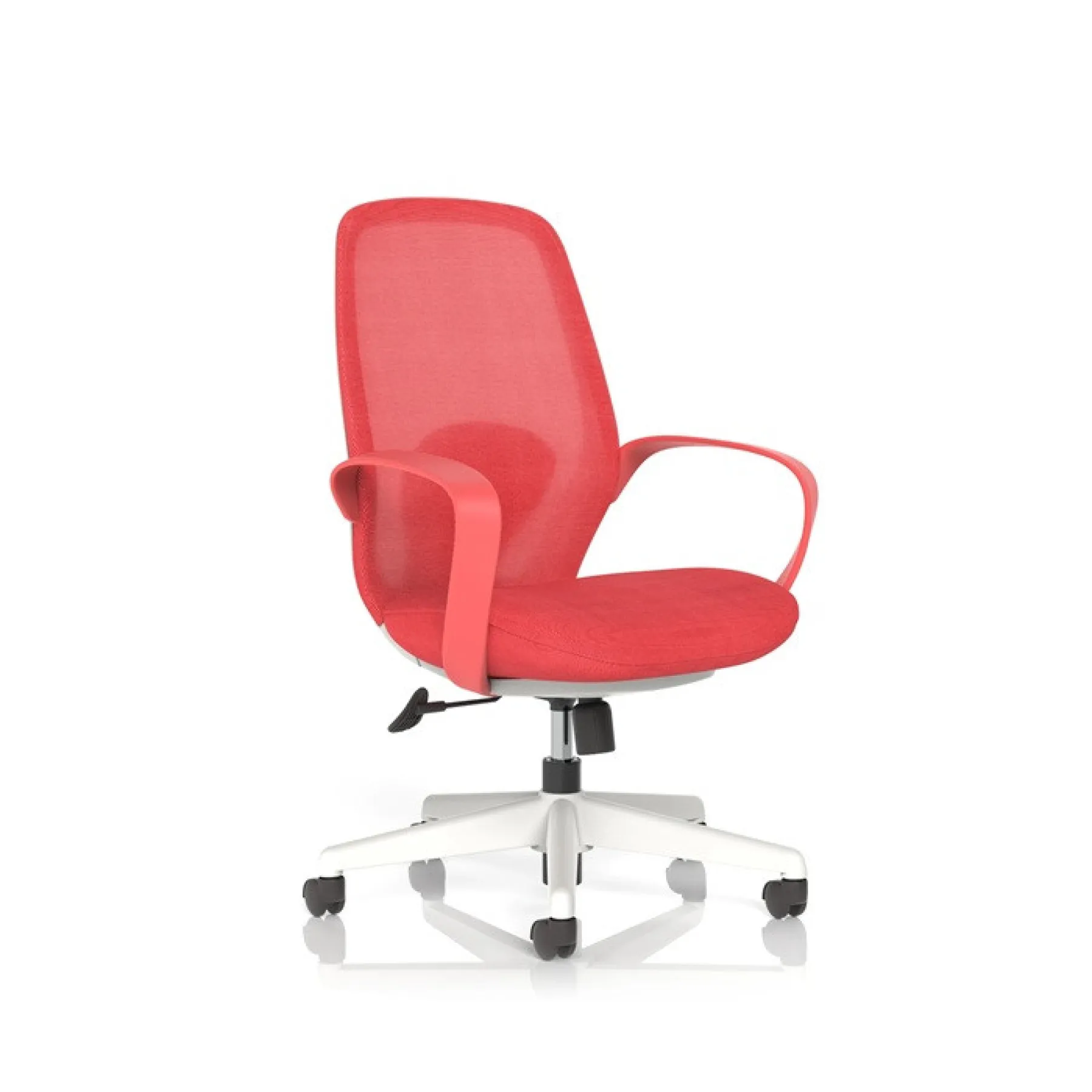 Ariel mesh office chair red arlred dynamic office solutions lof direct
