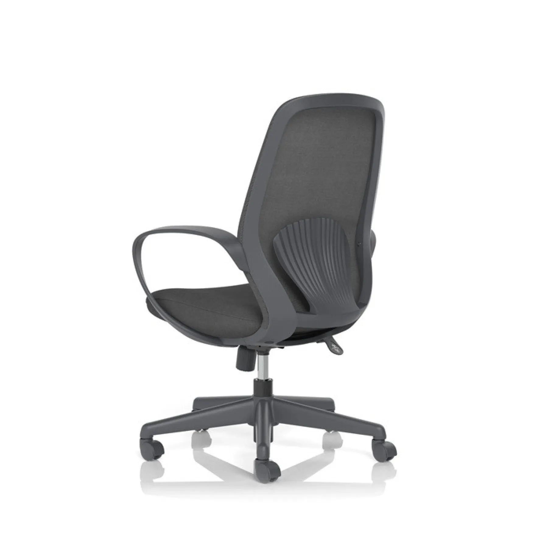 Ariel mesh office chair black arlblk dynamic office solutions lof direct rear