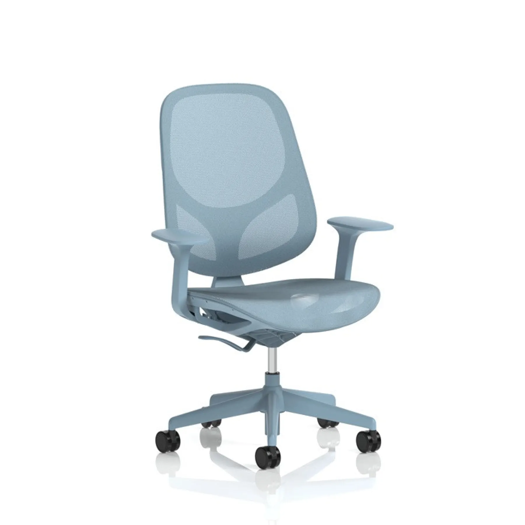 Tutti mesh office chair blue tuttblu dynamic office solutions lof direct