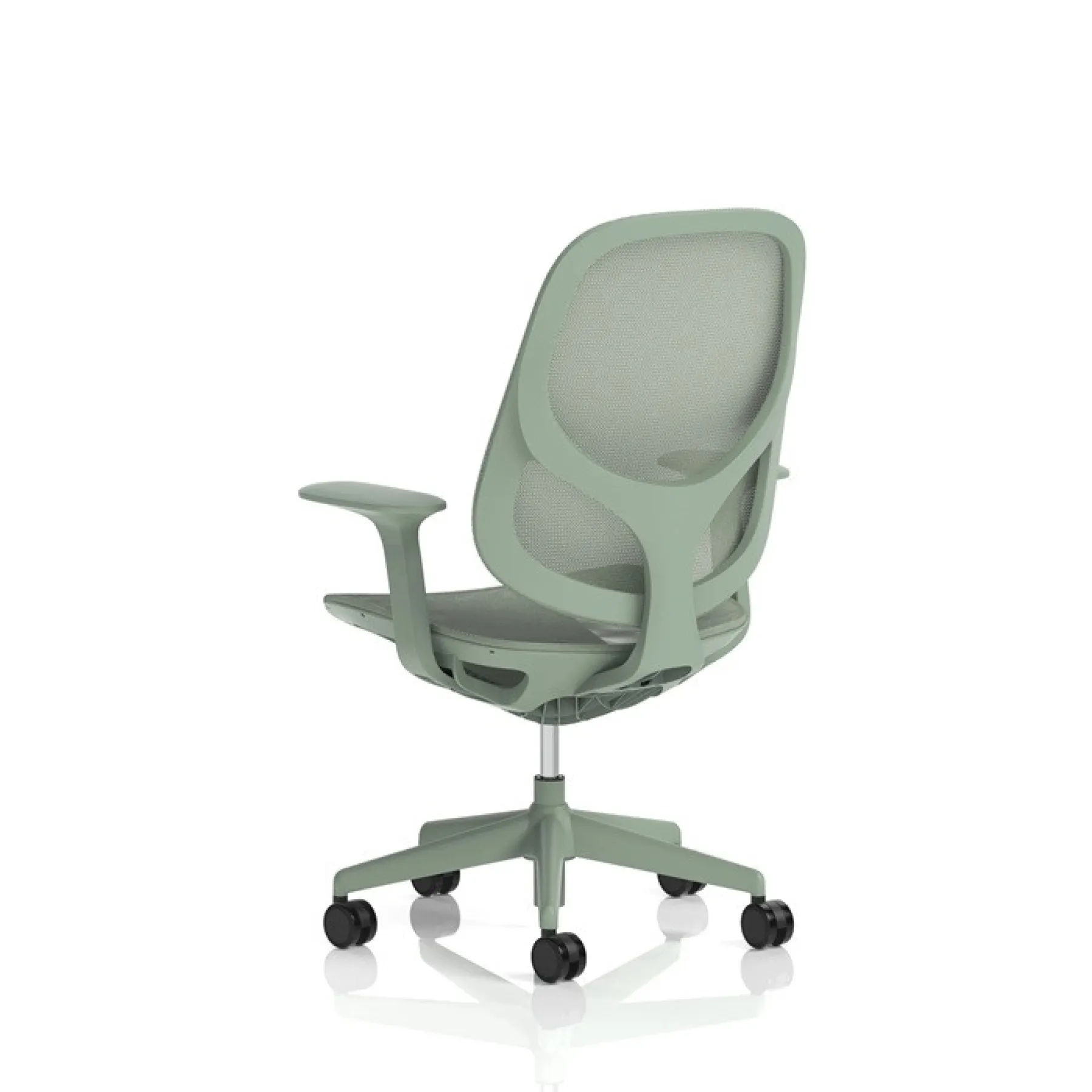 Tutti mesh office chair mint green tuttgrn dynamic office solutions lof direct back