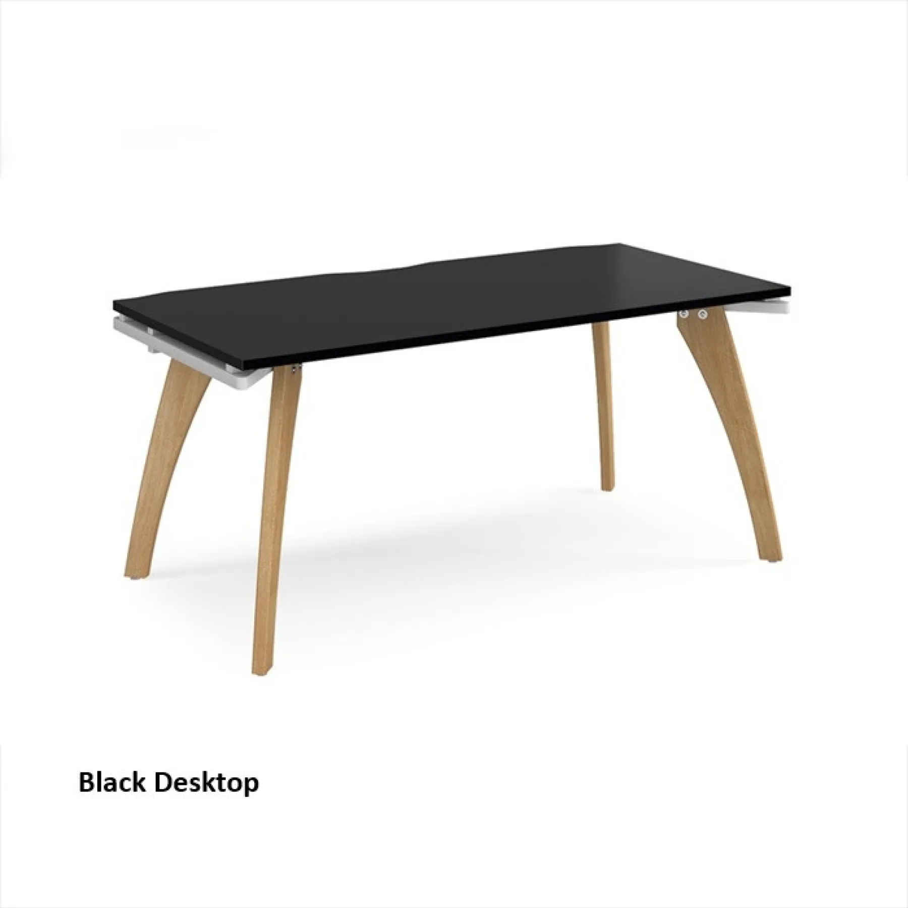 Dams fuze single desk fz168 black desktop